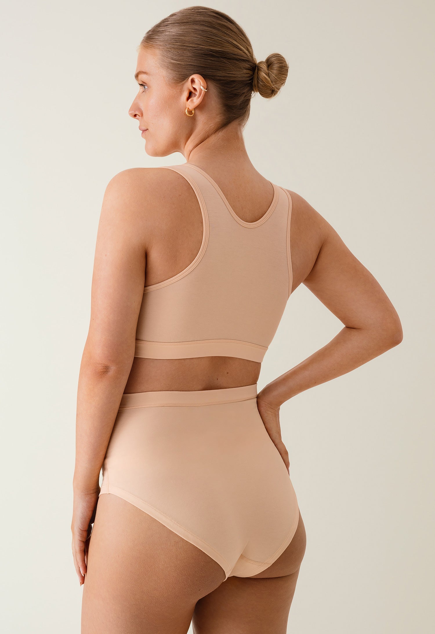 Essential Maternity & Nursing Bra in Beige