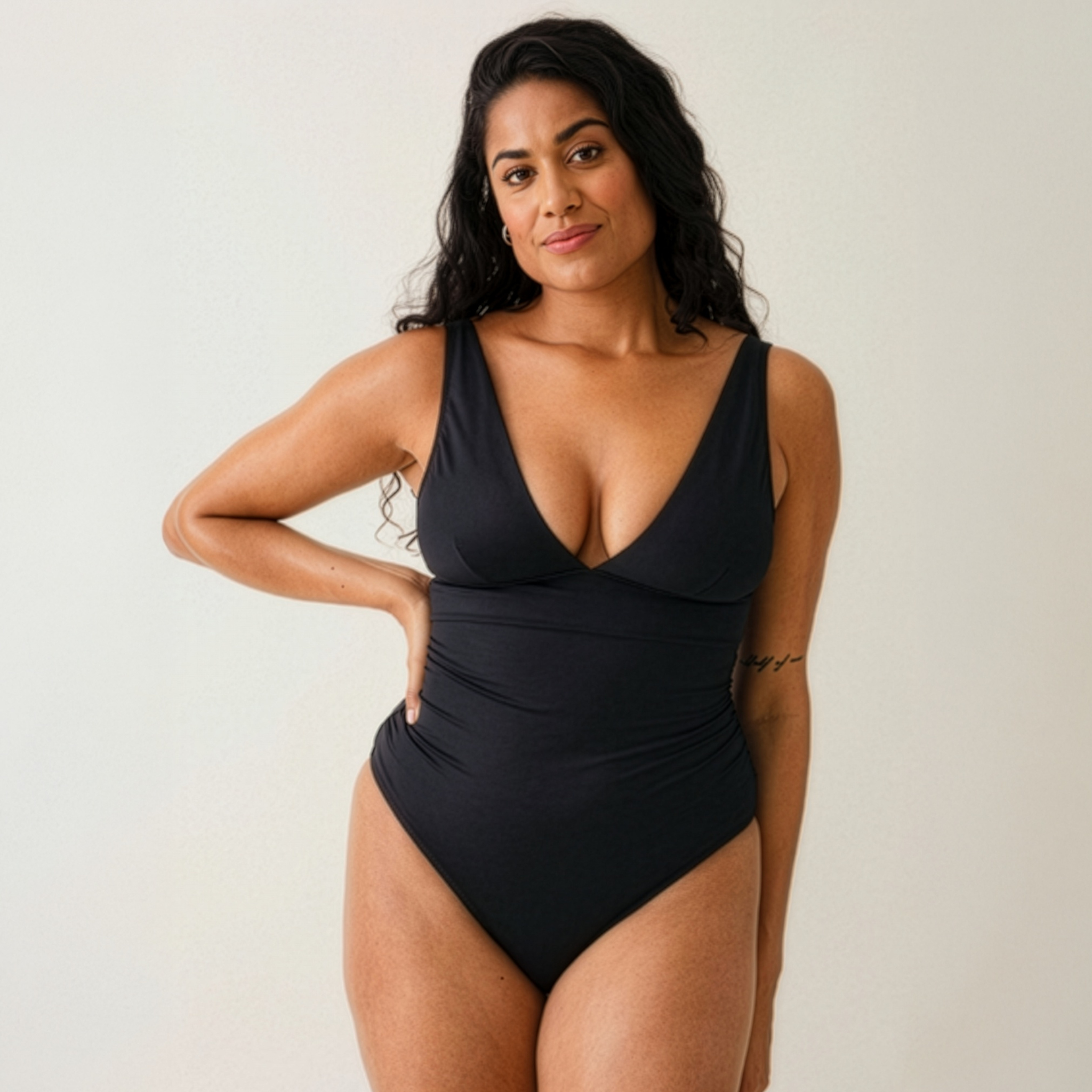 The Plunge Maternity & Nursing Swimsuit in Black