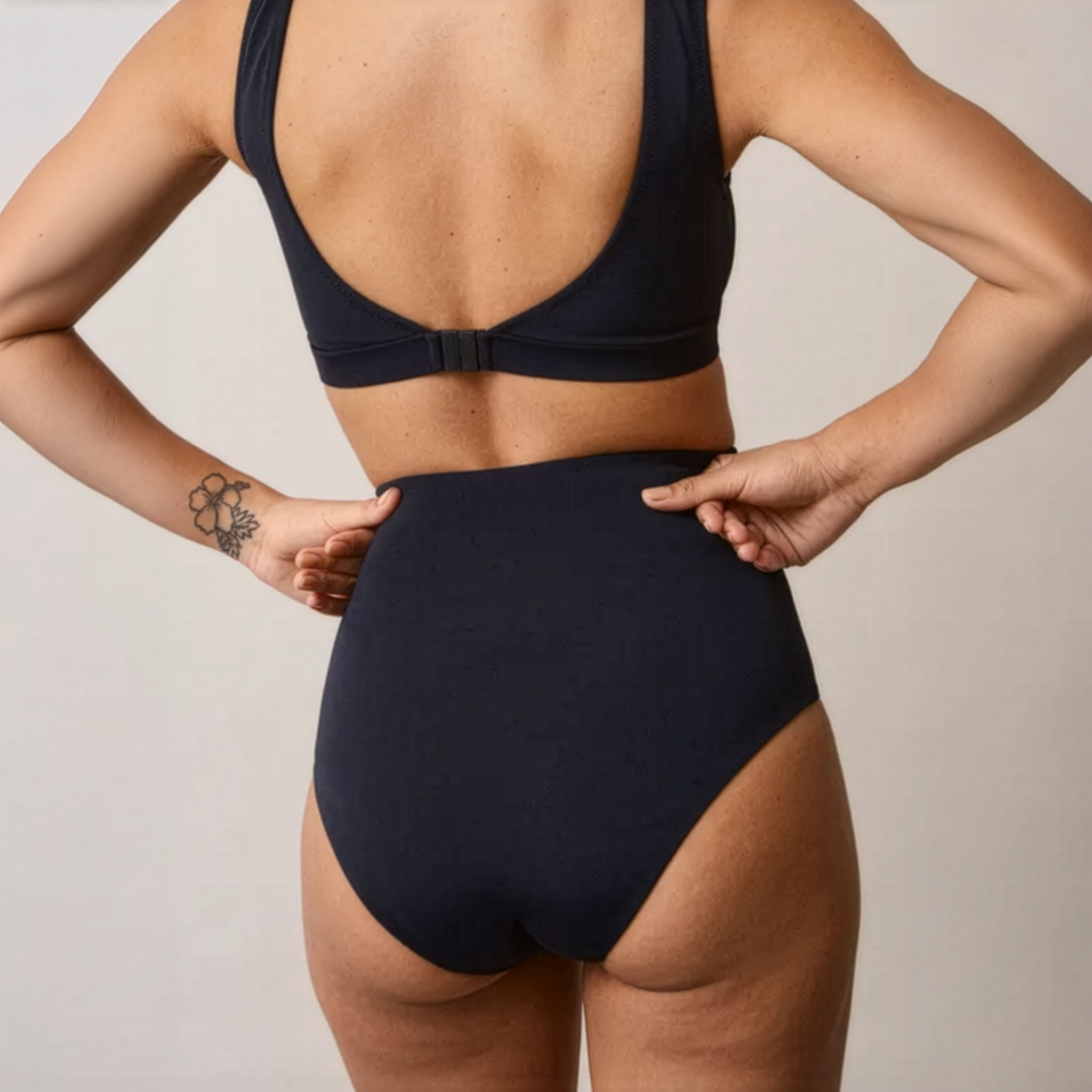 The 24/7 Nursing Bikini Top in Black