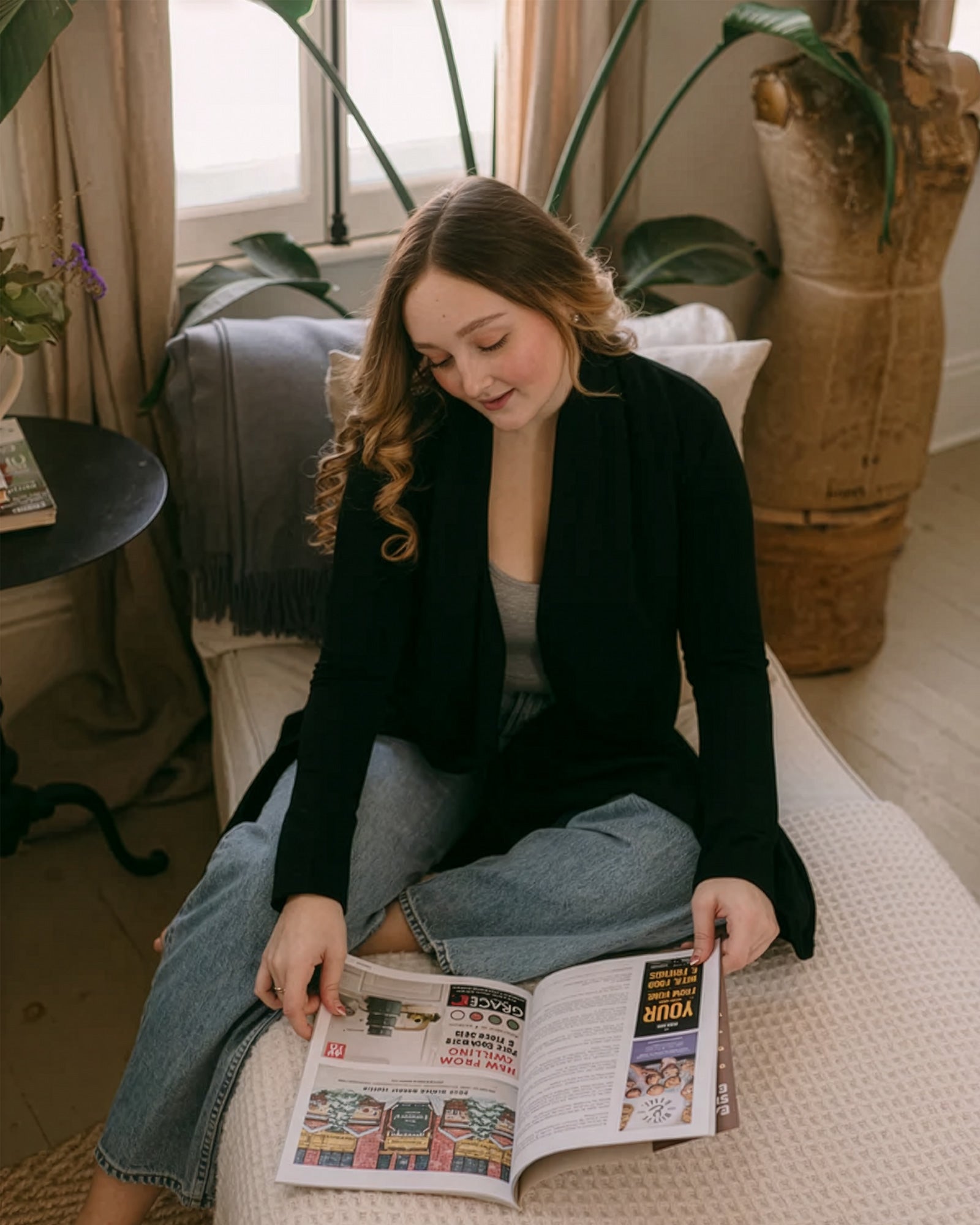 Aspen Cardigan in Black