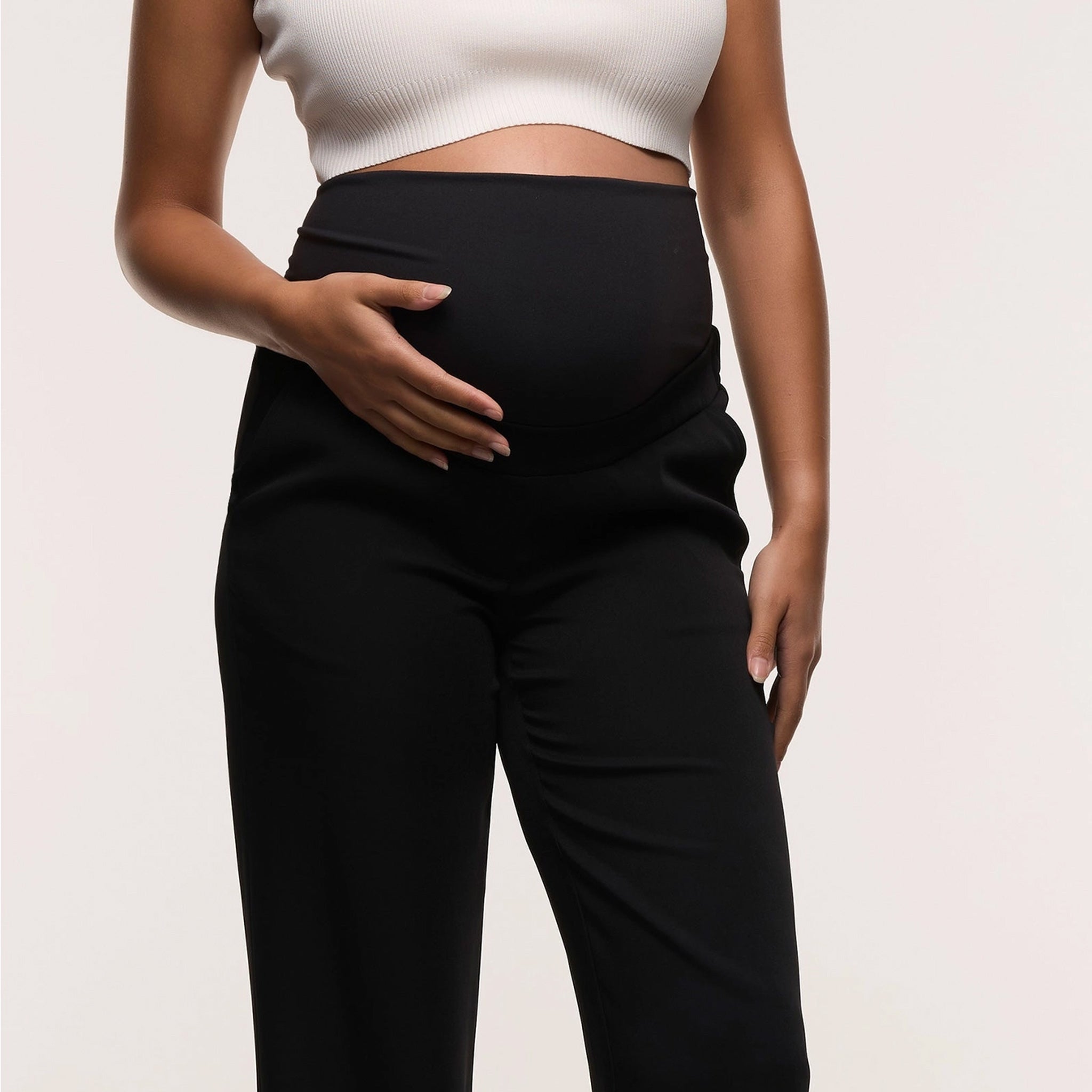 Classic Overbelly Straight Maternity Pants