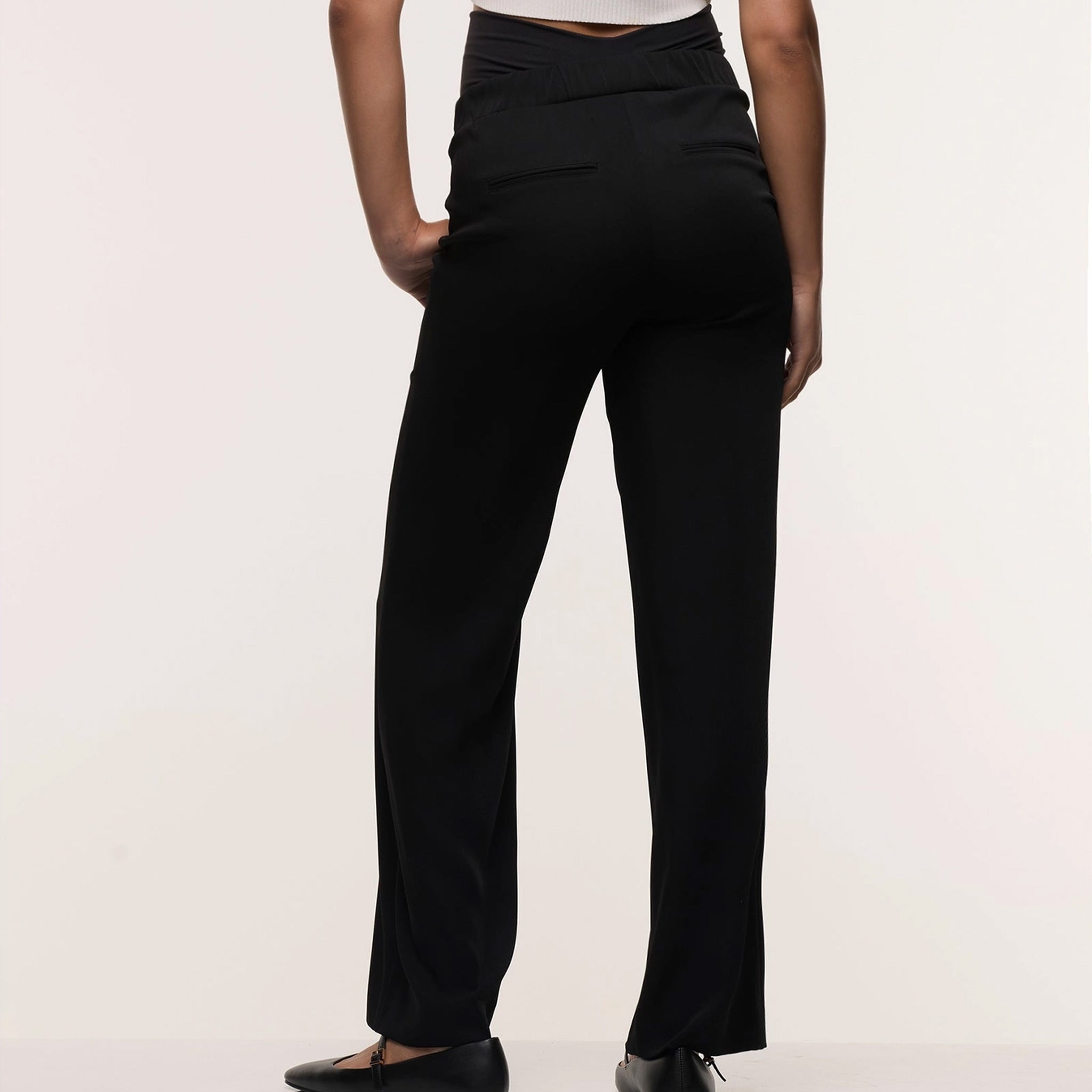 Classic Overbelly Straight Maternity Pants