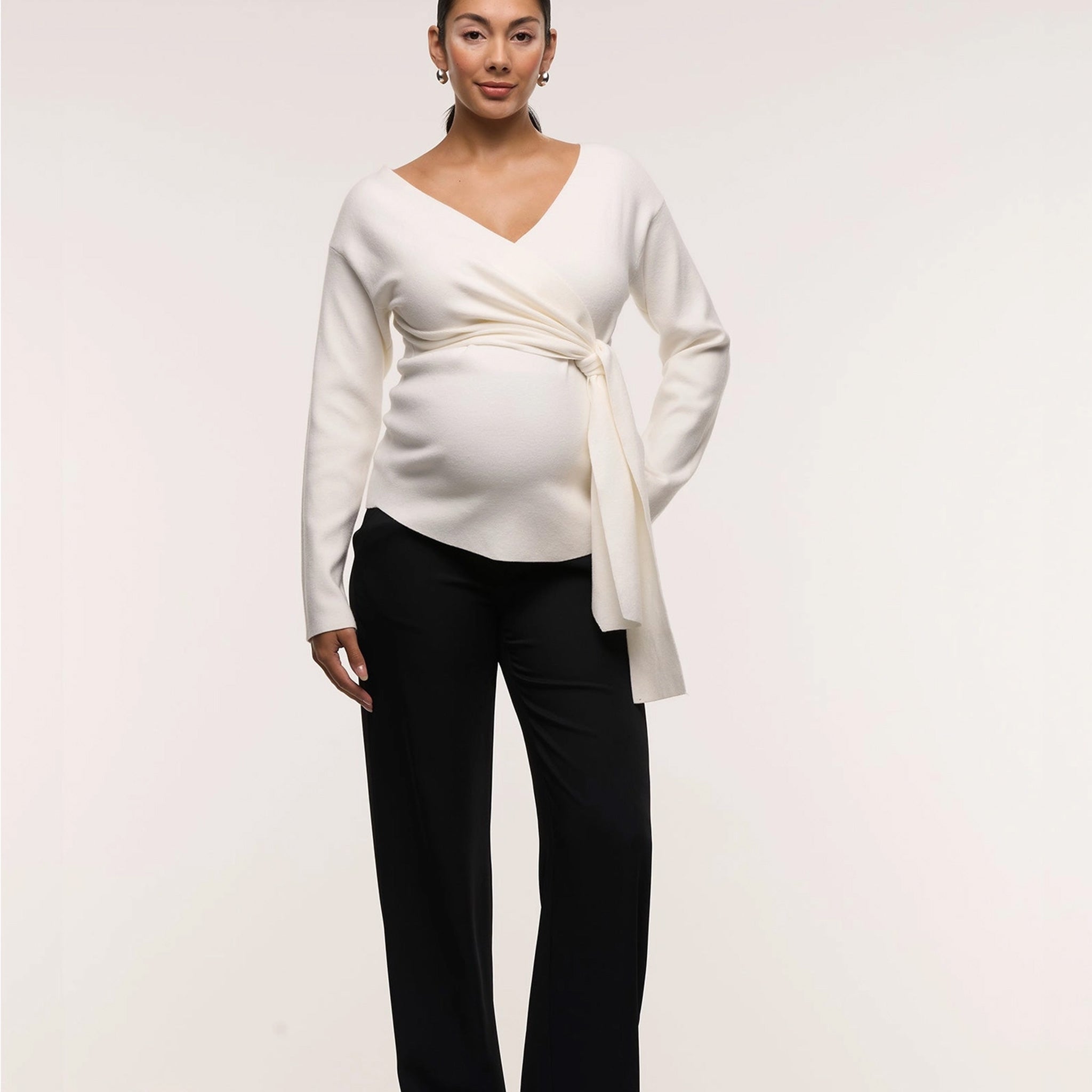 Classic Overbelly Straight Maternity Pants