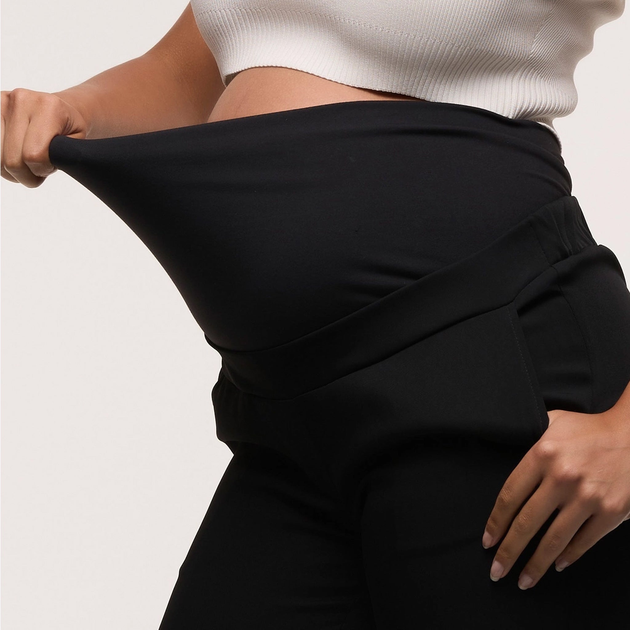 Classic Overbelly Straight Maternity Pants
