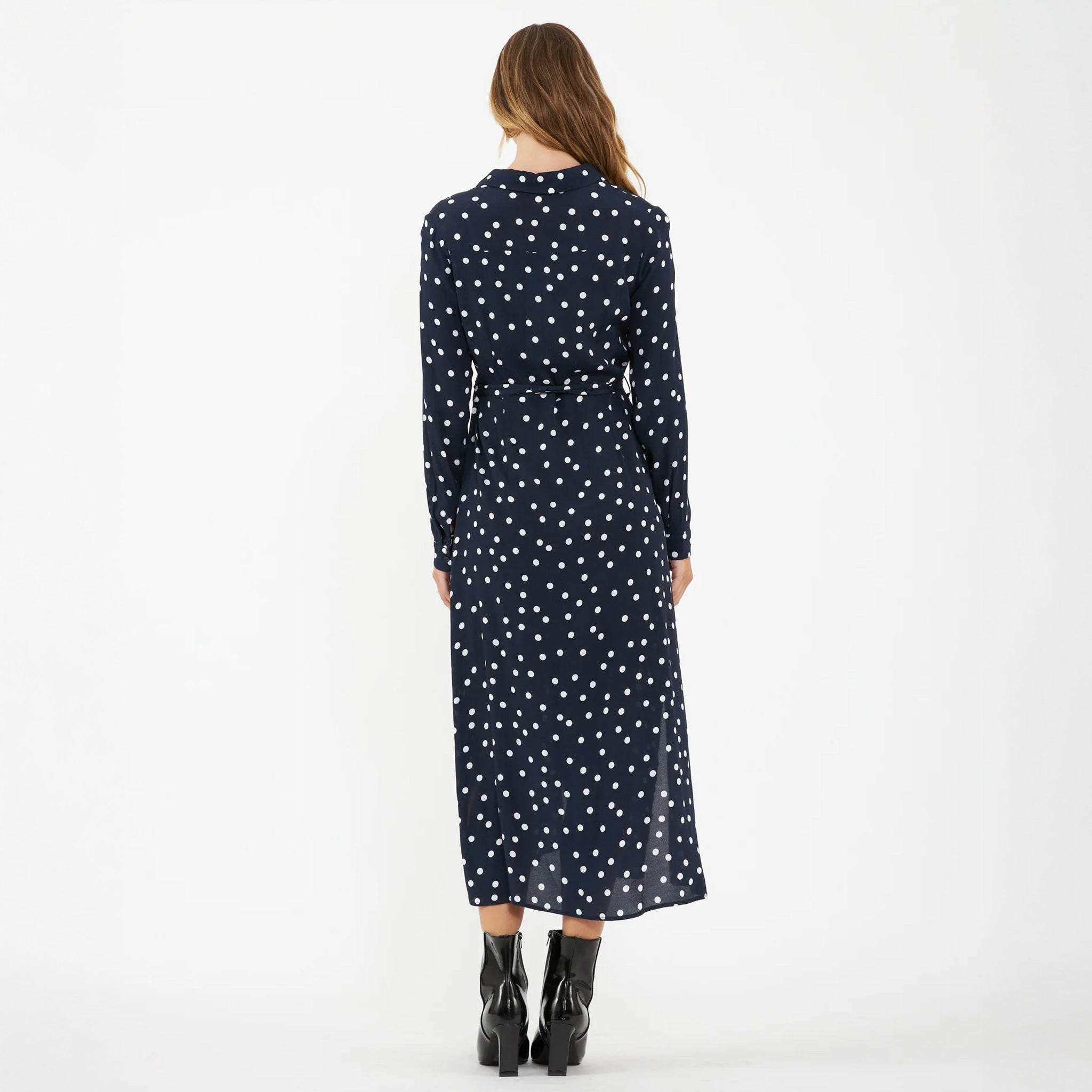 Spot Shirt Dress