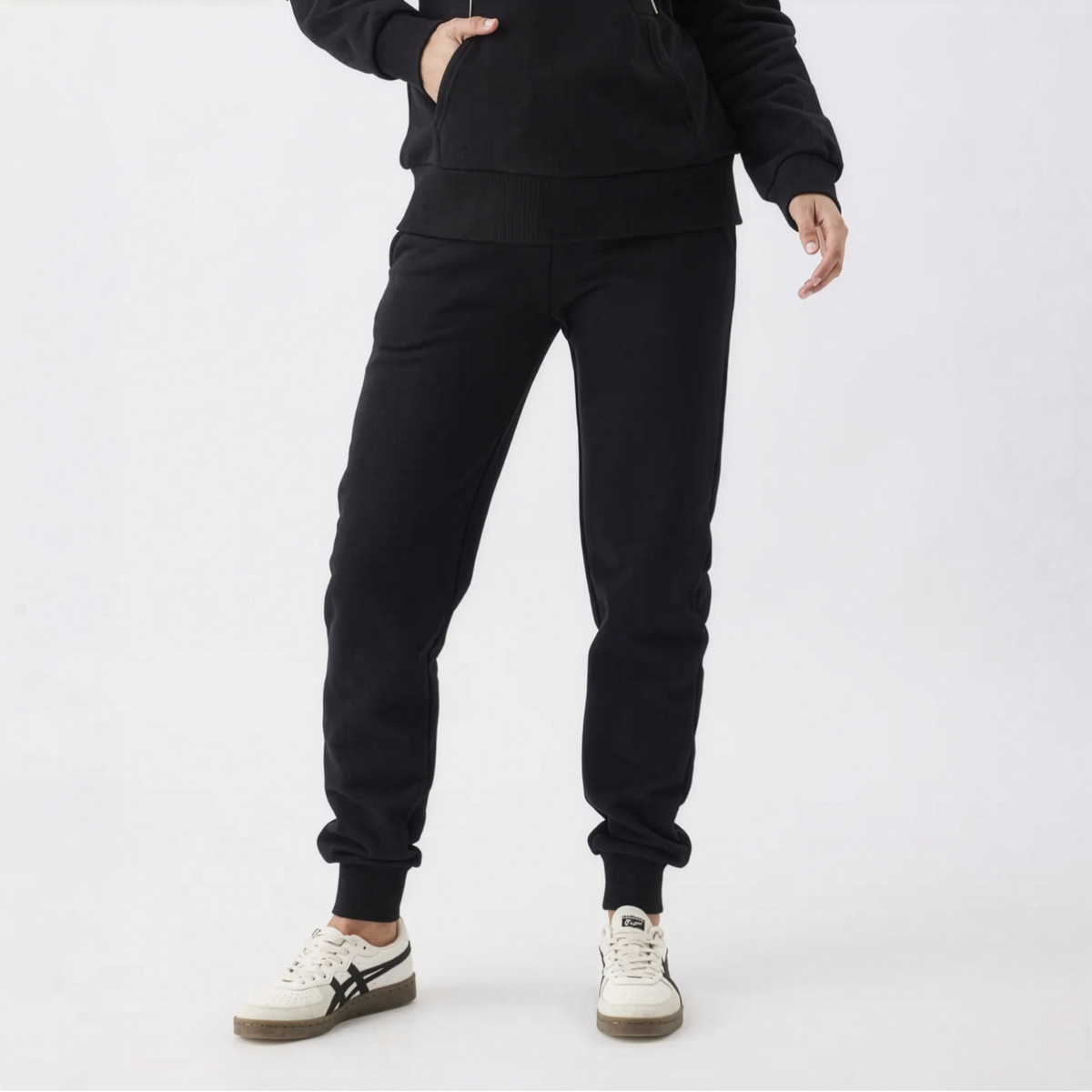 Taylor Over-the-Bump Maternity Joggers in Black
