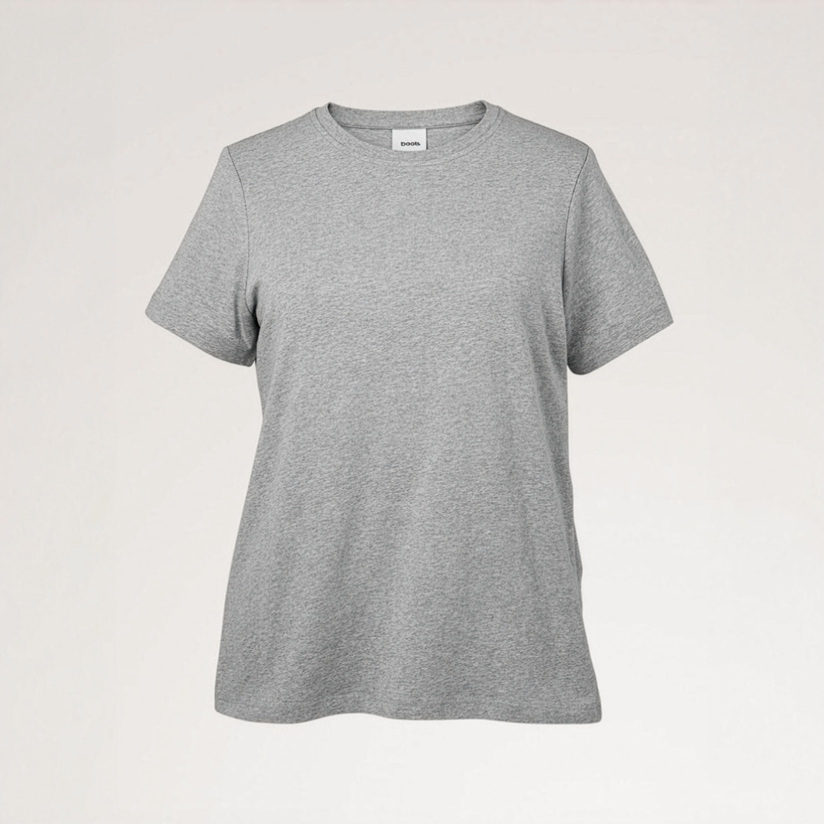 Organic Cotton Maternity & Nursing T-Shirt in Grey Melange