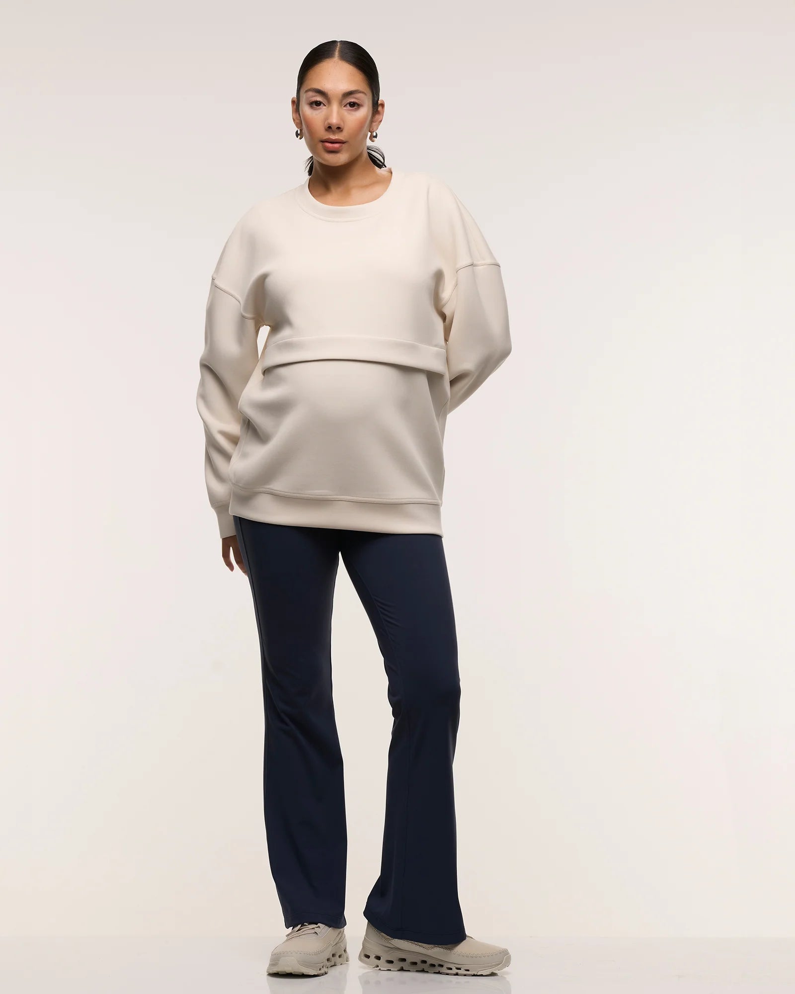 Oversized Feeding Zip Jumper