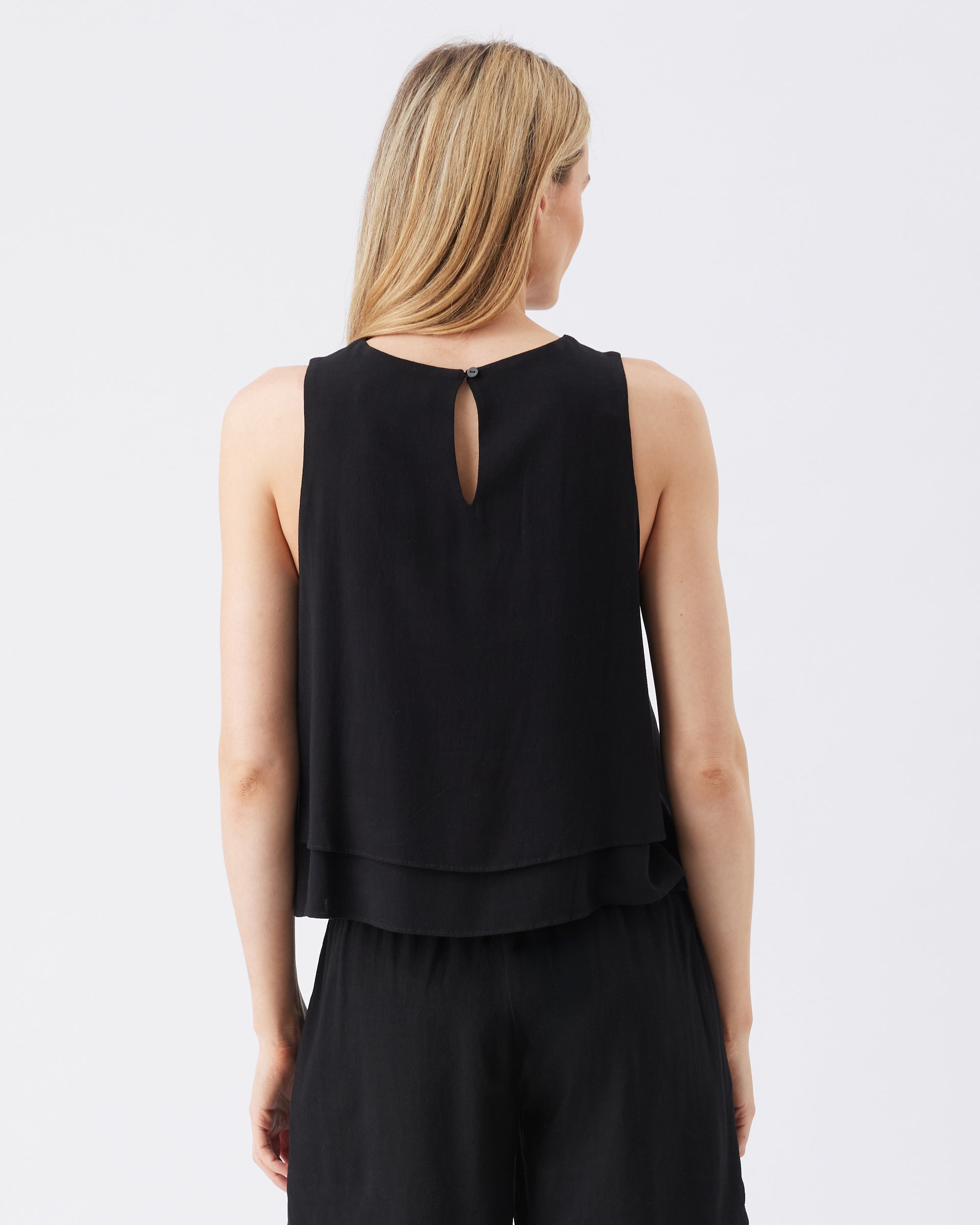 Lois Nursing Top in Black