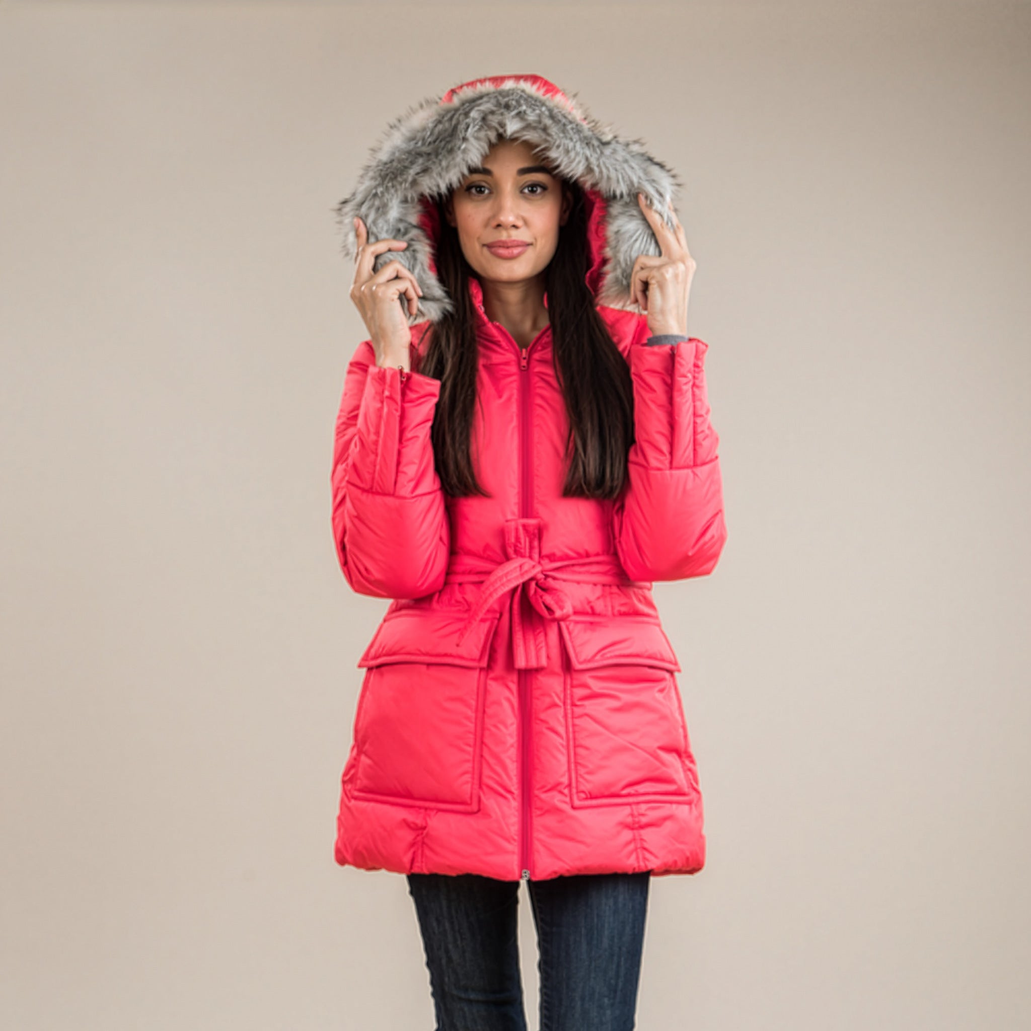 The M Coat in Red Delicious