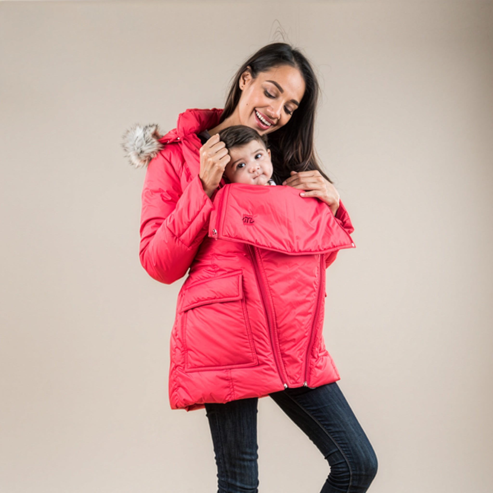 The M Coat in Red Delicious