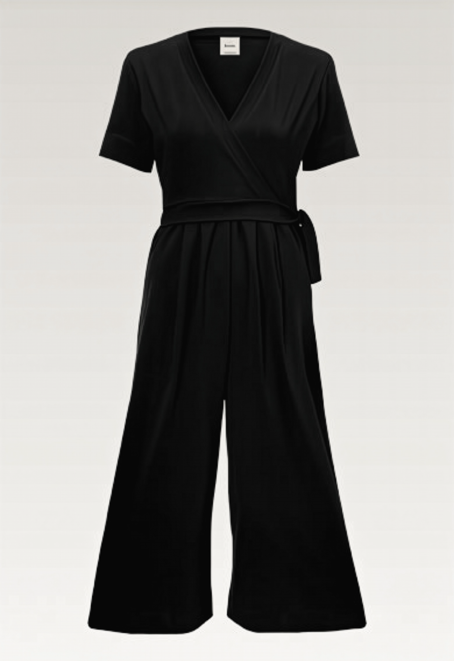 Amelia Maternity & Nursing Jumpsuit in Black