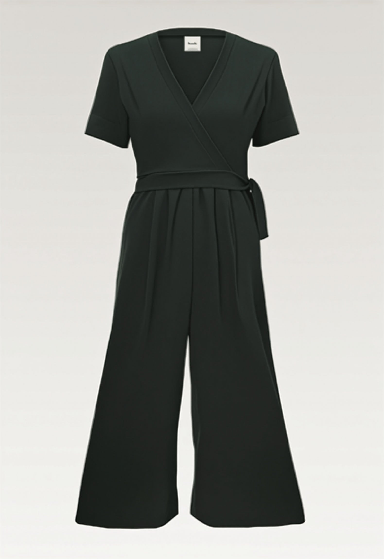 Amelia Maternity & Nursing Jumpsuit in Deep Green