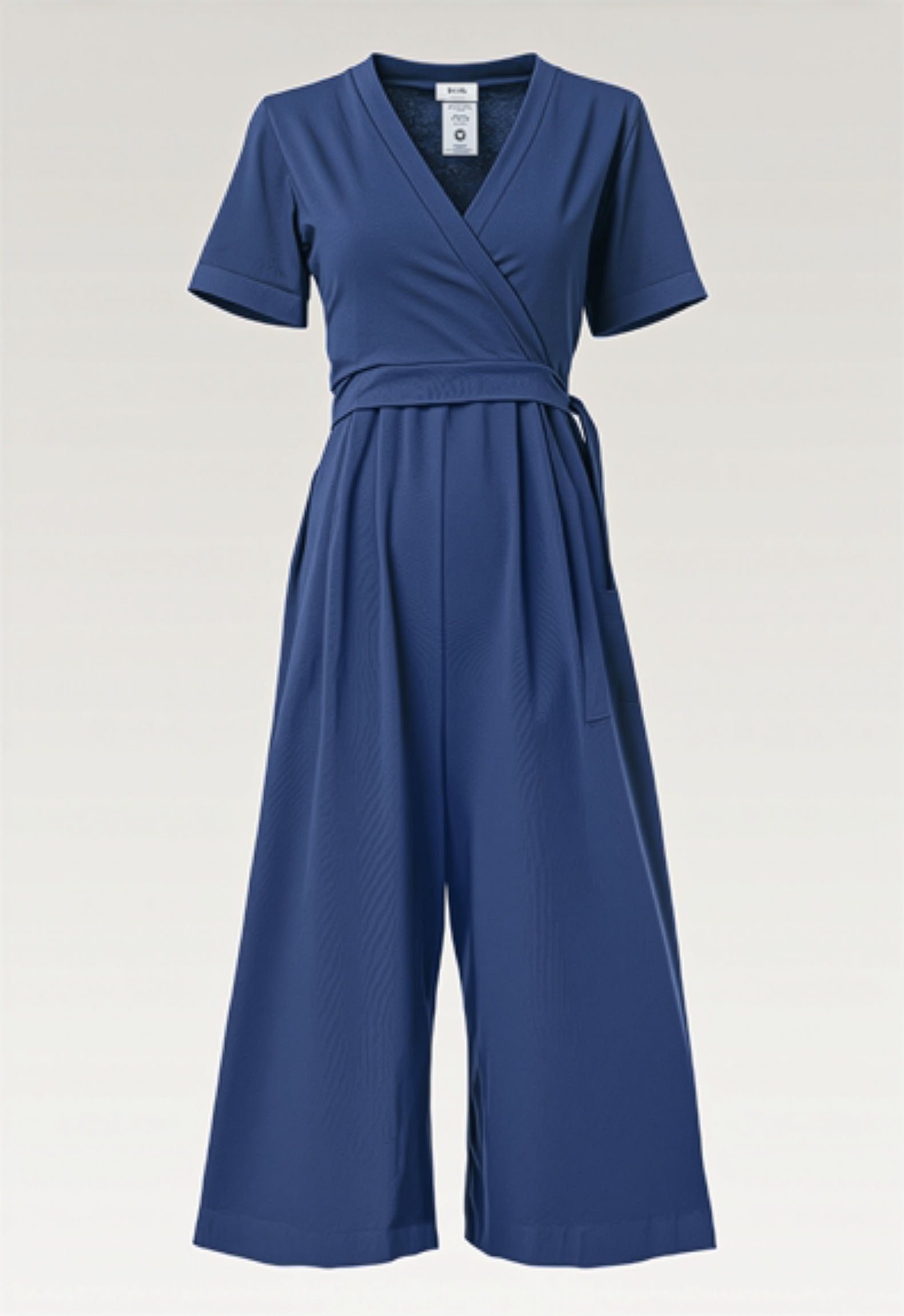 Amelia Maternity & Nursing Jumpsuit in Indigo