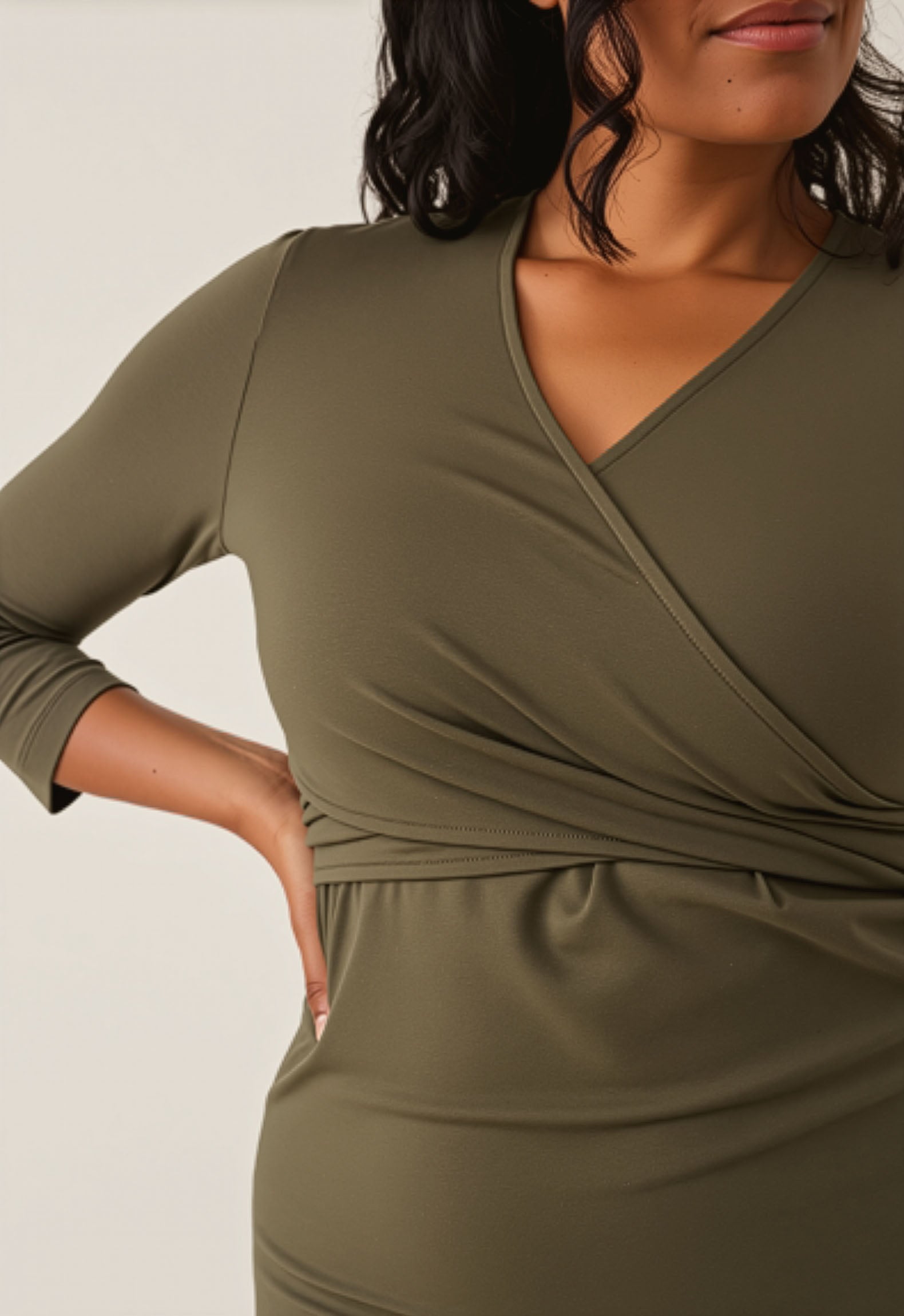 The Maternity & Nursing Wrap Dress
