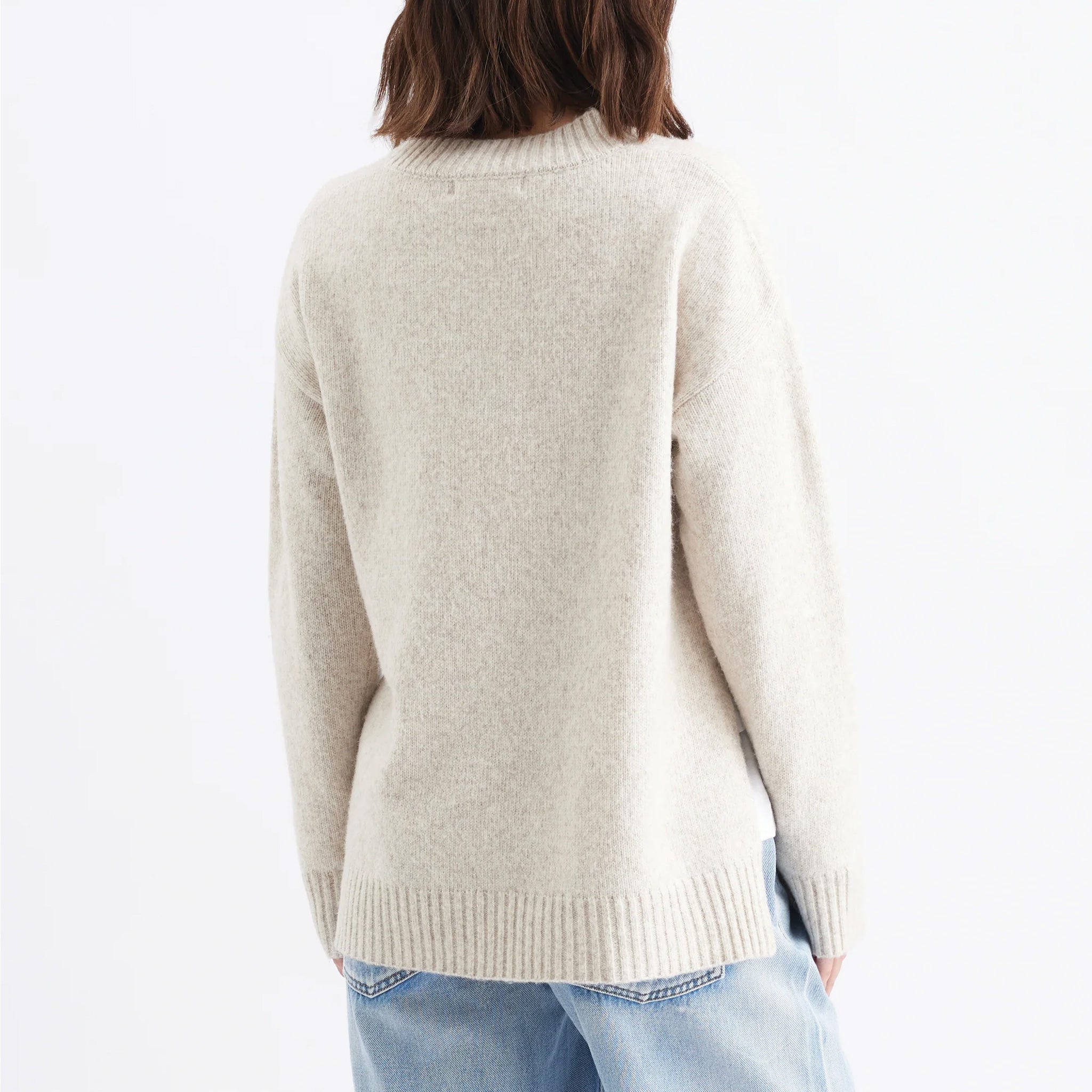 Vera Nursing Knit in Oat Marle