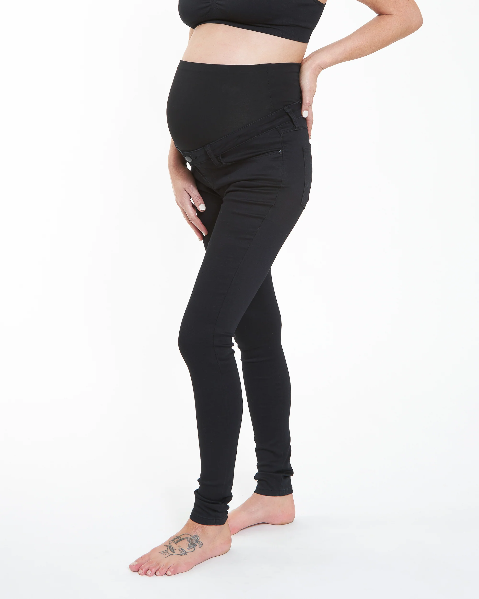 Rebel Maternity Jegging in Black