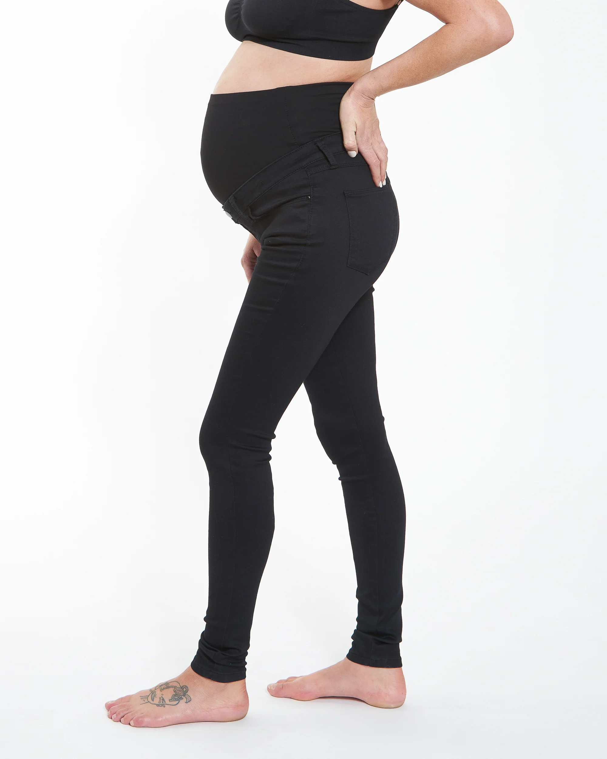 Rebel Maternity Jegging in Black