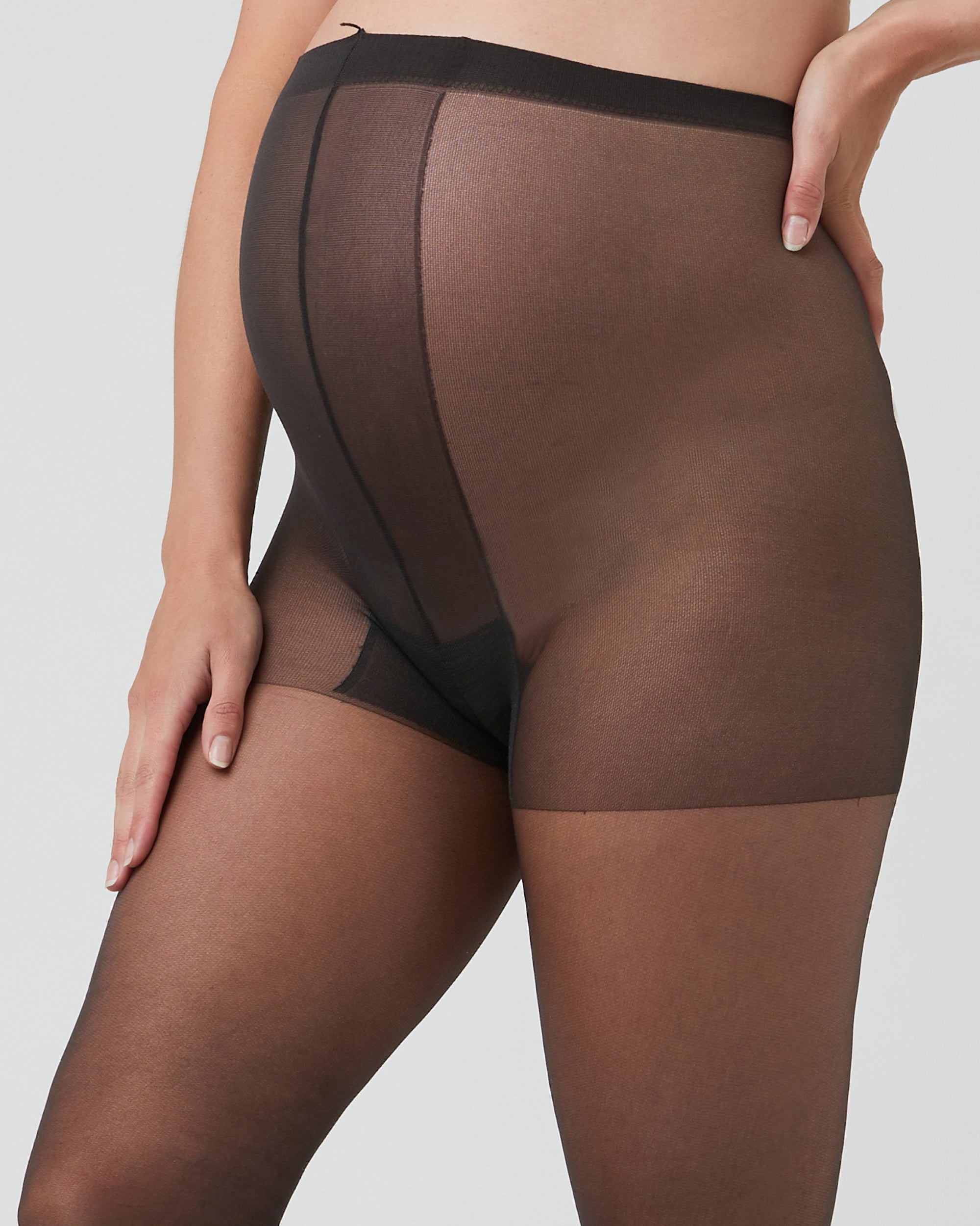 Everyday Sheer Maternity Tights in Black