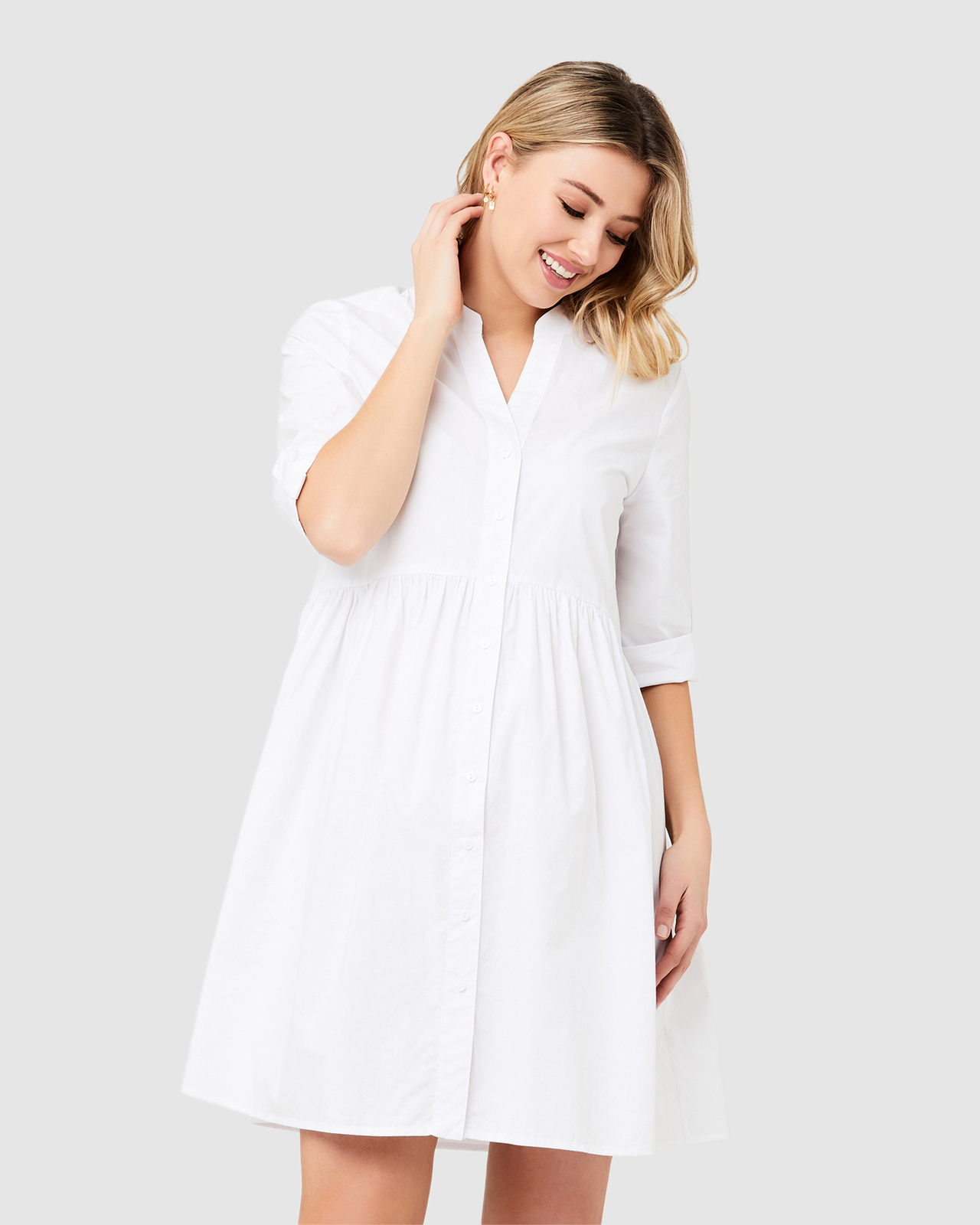 The Paige Poplin Dress