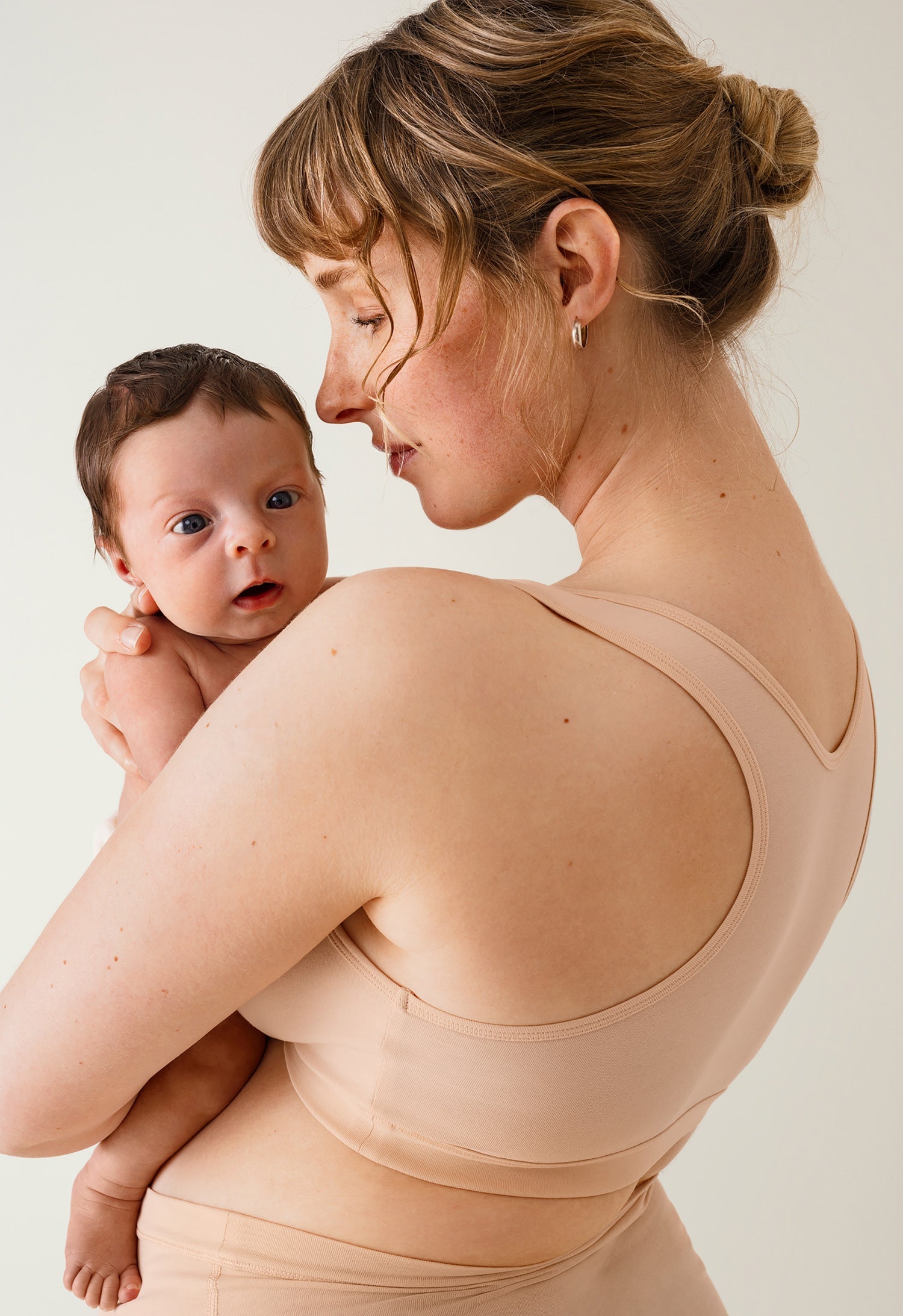 Essential Maternity & Nursing Bra in Beige