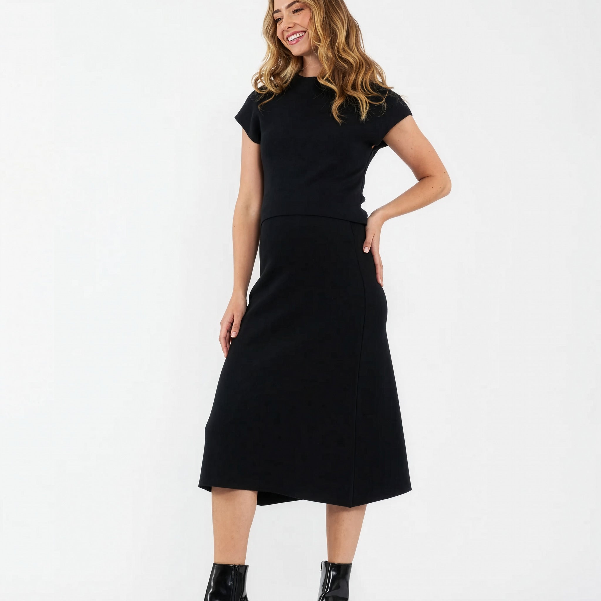 A-Line Knit Skirt