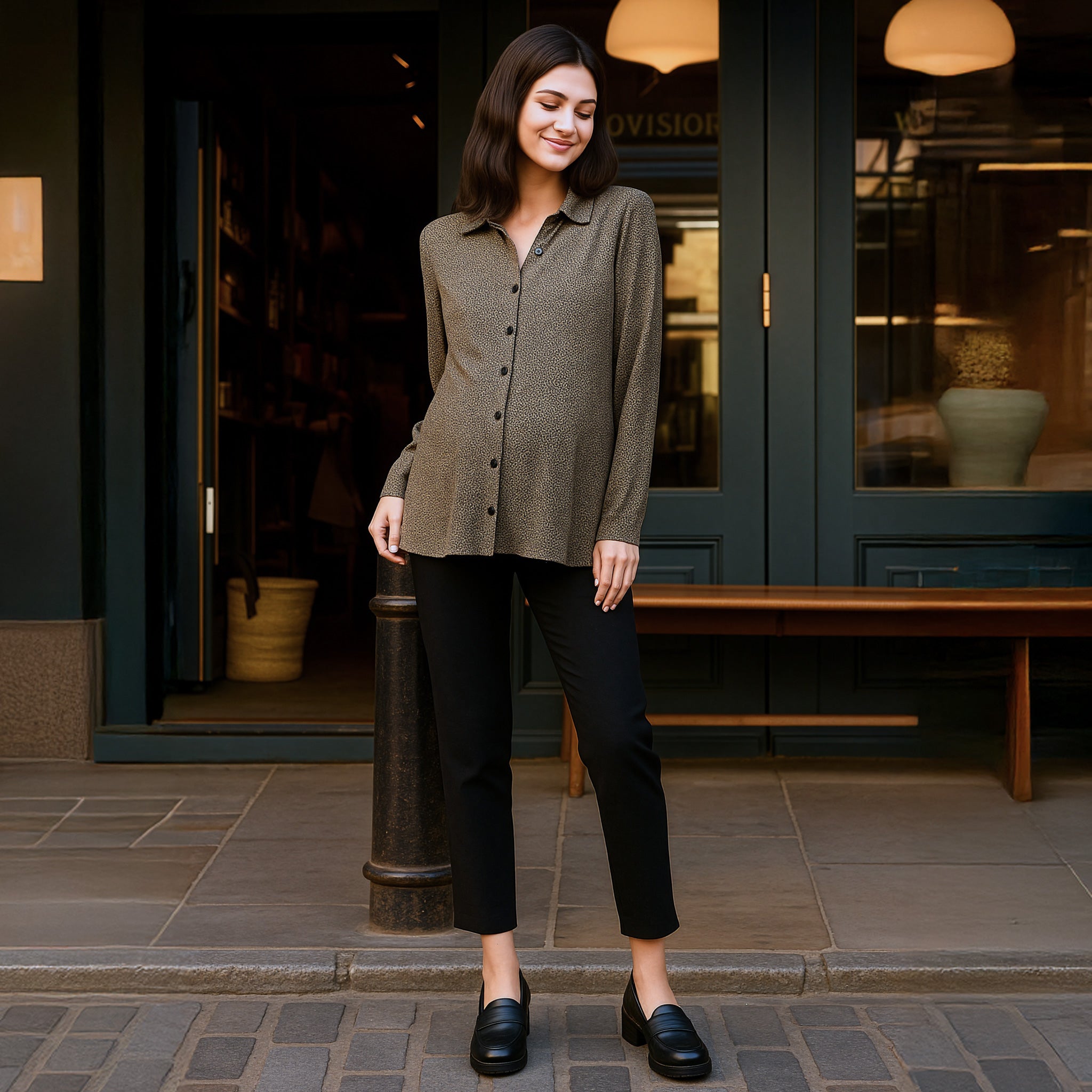 Jenner Maternity & Nursing Shirt
