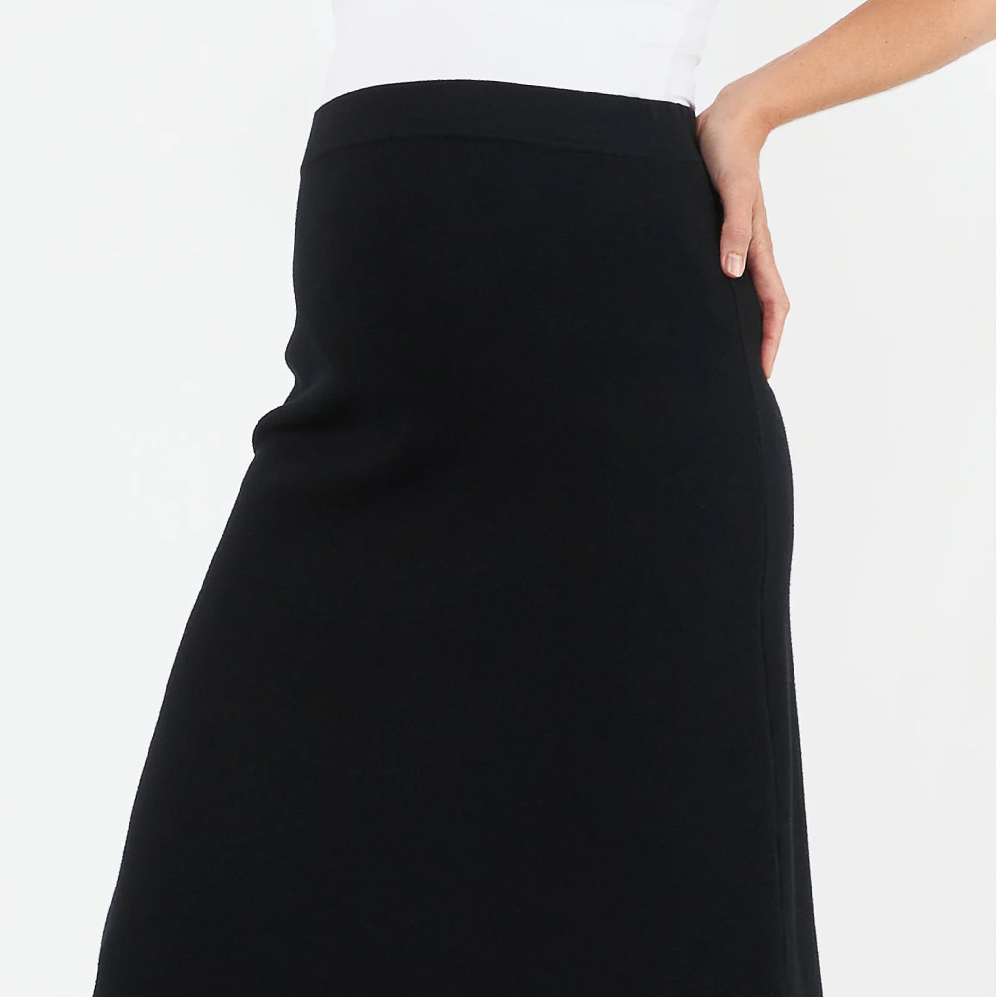 A-Line Knit Skirt