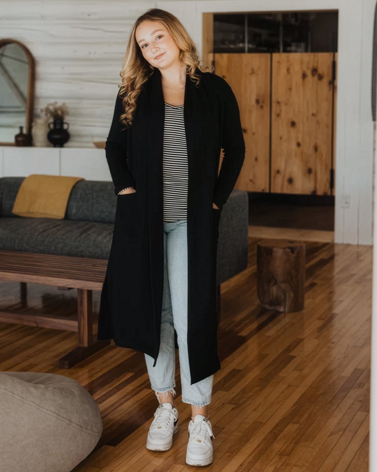 Aspen Cardigan in Black