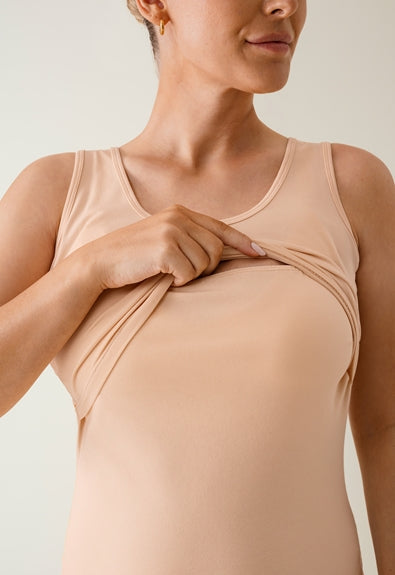 Essential Nursing Tank Top Nude