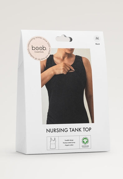 Essential Nursing Tank Top Black