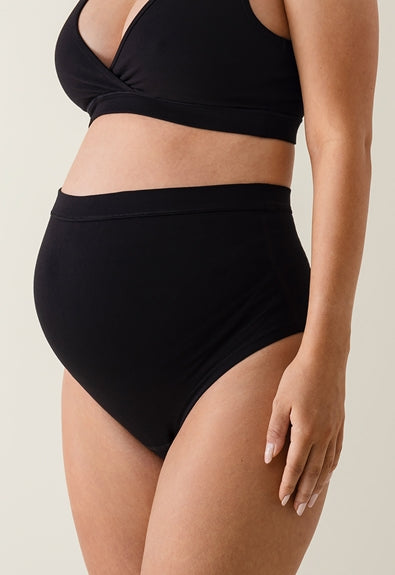 Essential Maternity Briefs in Black