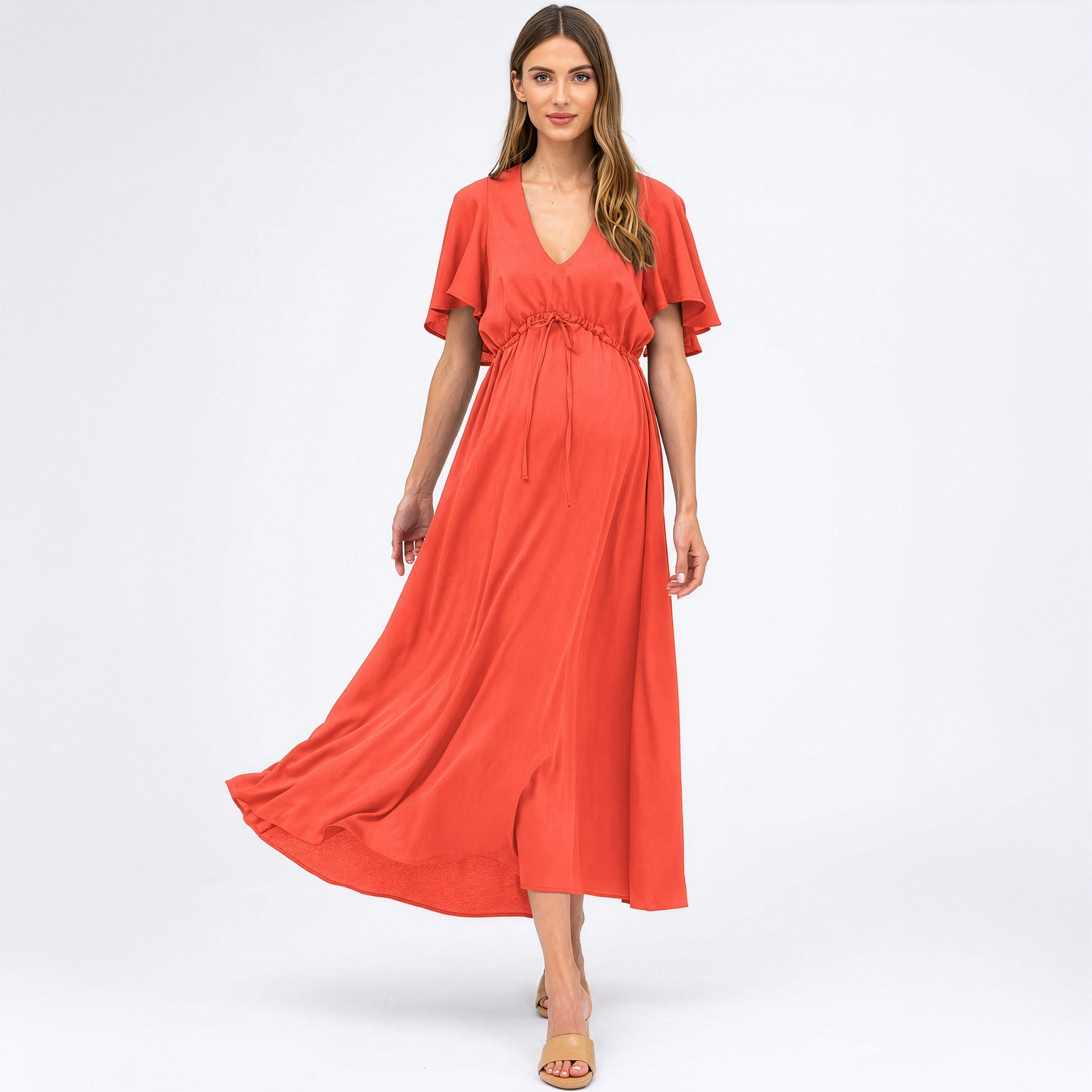 Valentina Maternity Maxi Dress