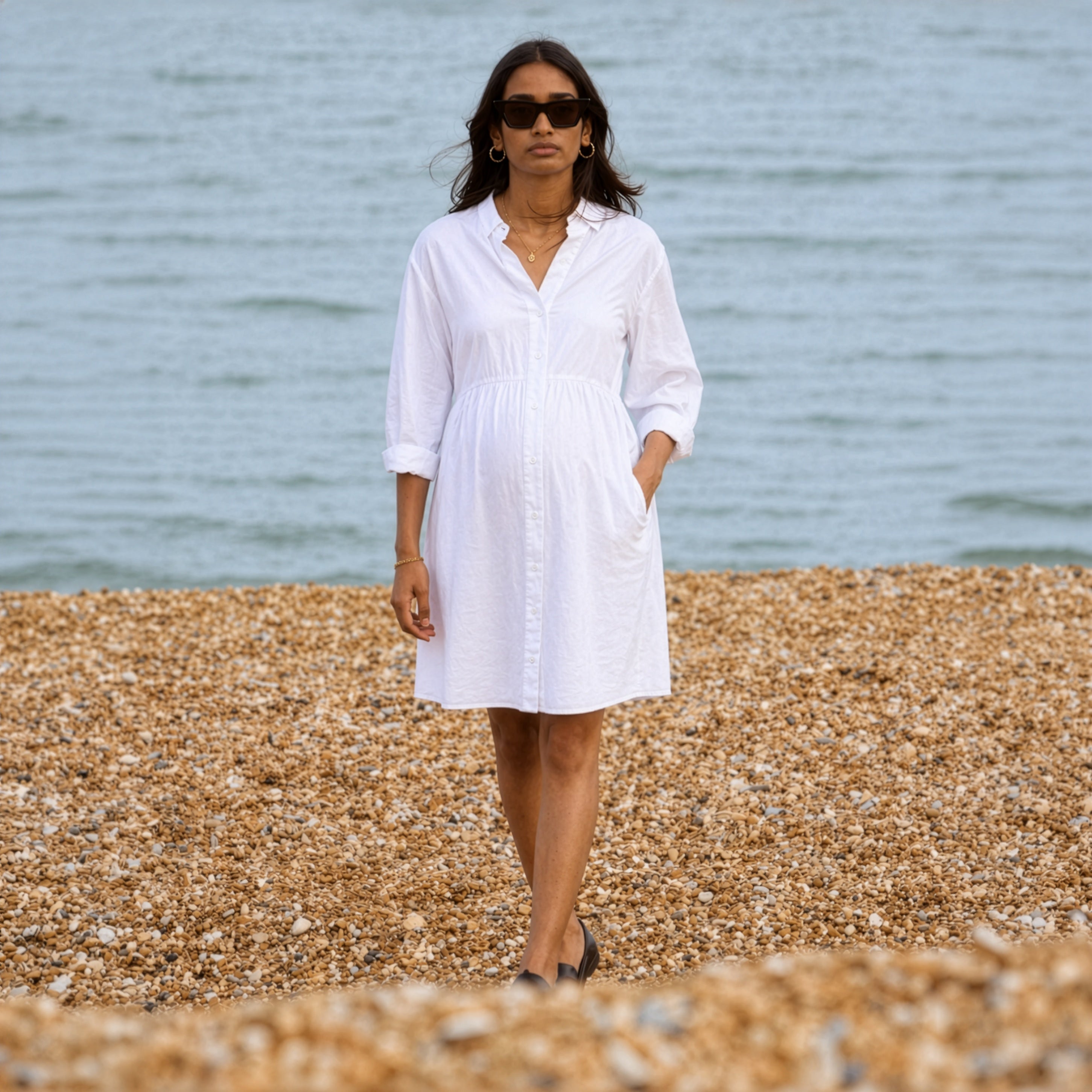 The Paige Poplin Dress