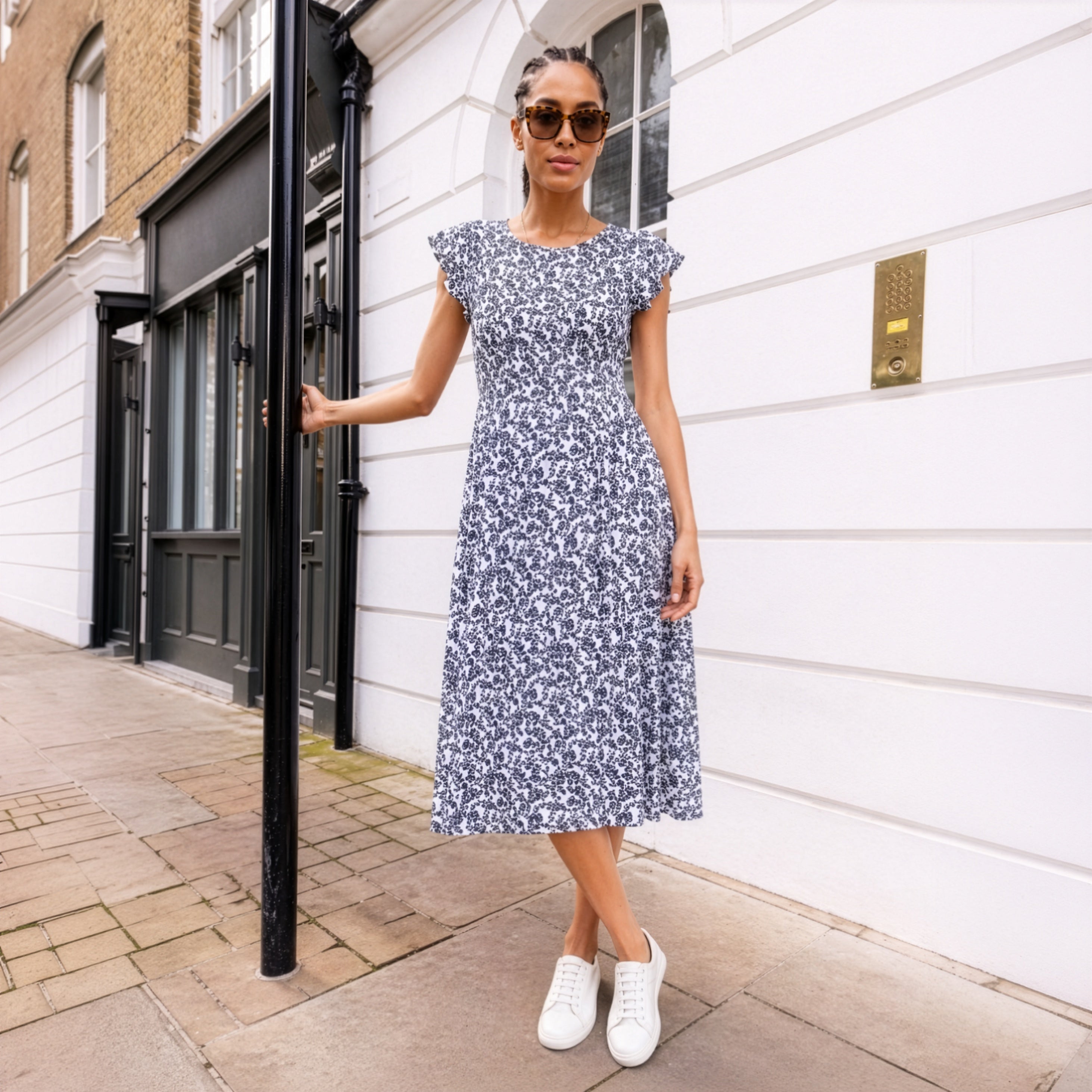 Joyce Shirred Dress