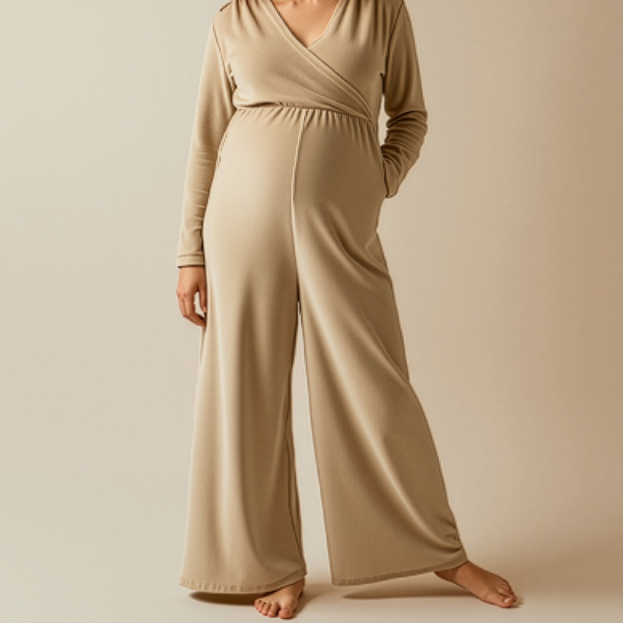 The Velour Maternity & Nursing Jumpsuit