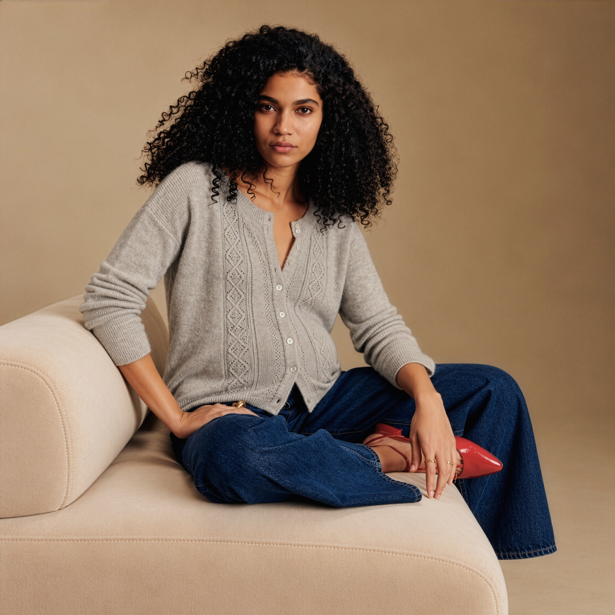 Éloise Wool Cardigan