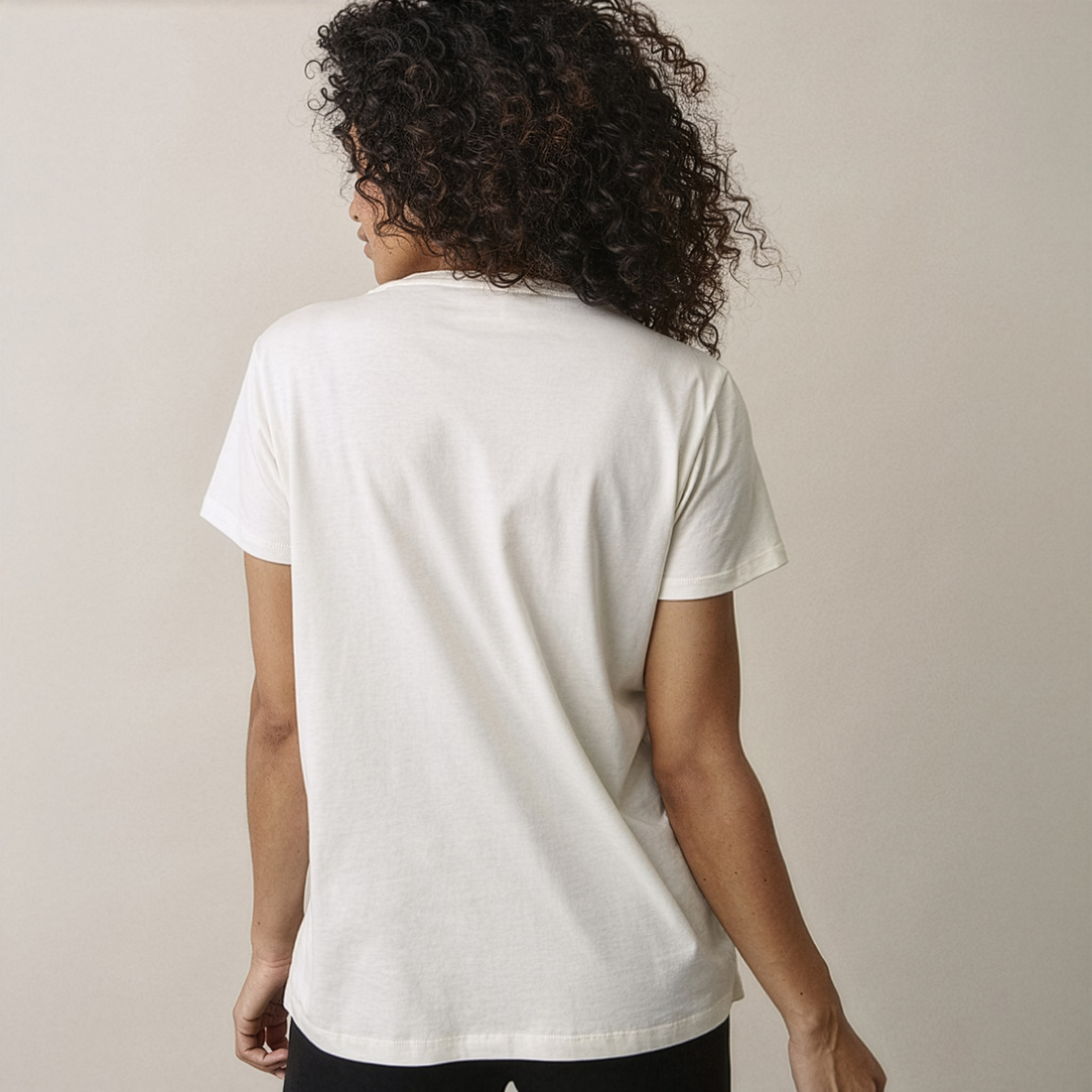 Organic Cotton Maternity & Nursing T-Shirt in Tofu