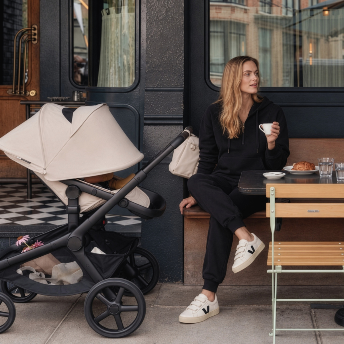 Nicky Maternity & Nursing Hoodie in Black