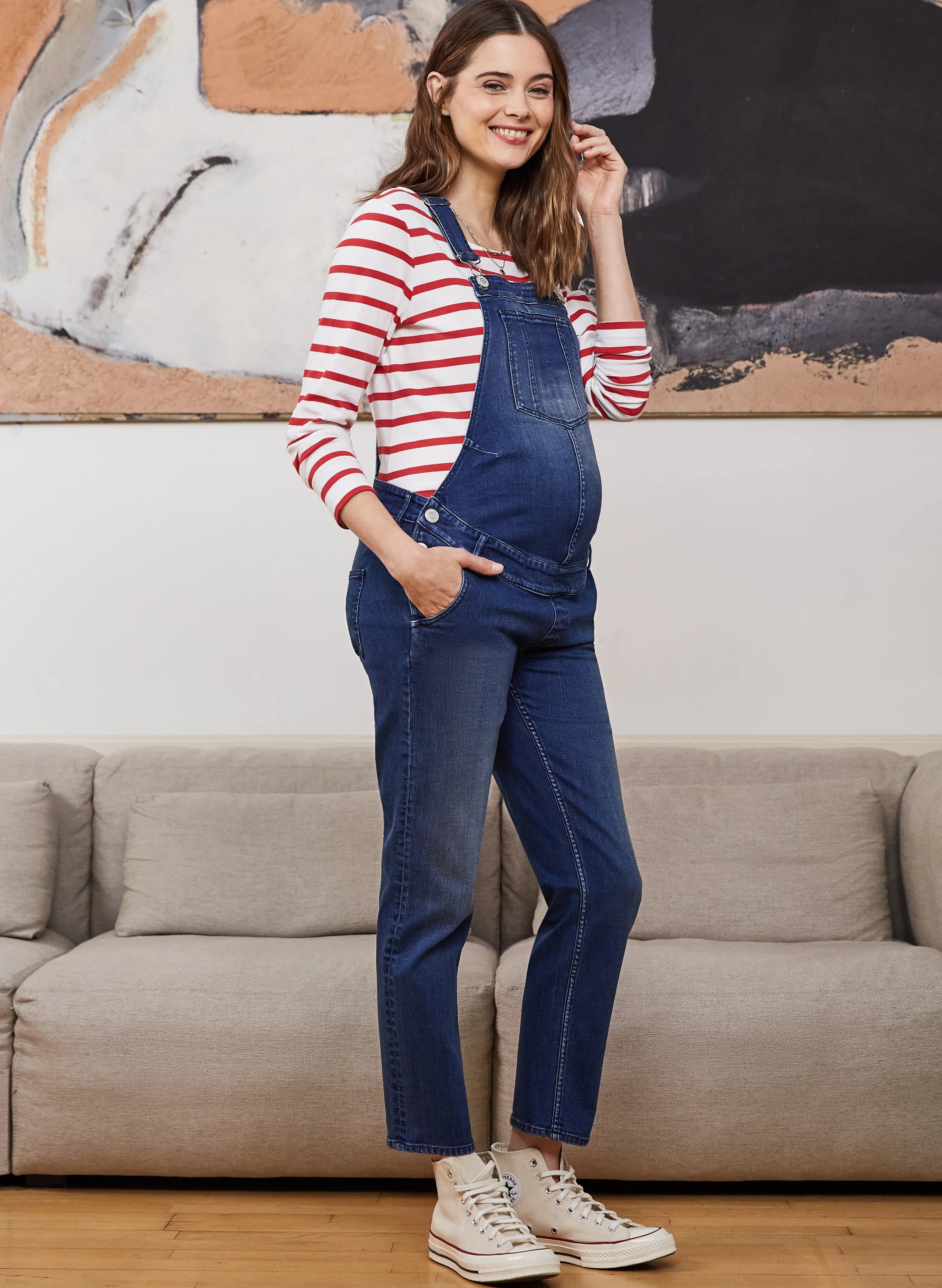 Gerrie Organic Maternity Overalls