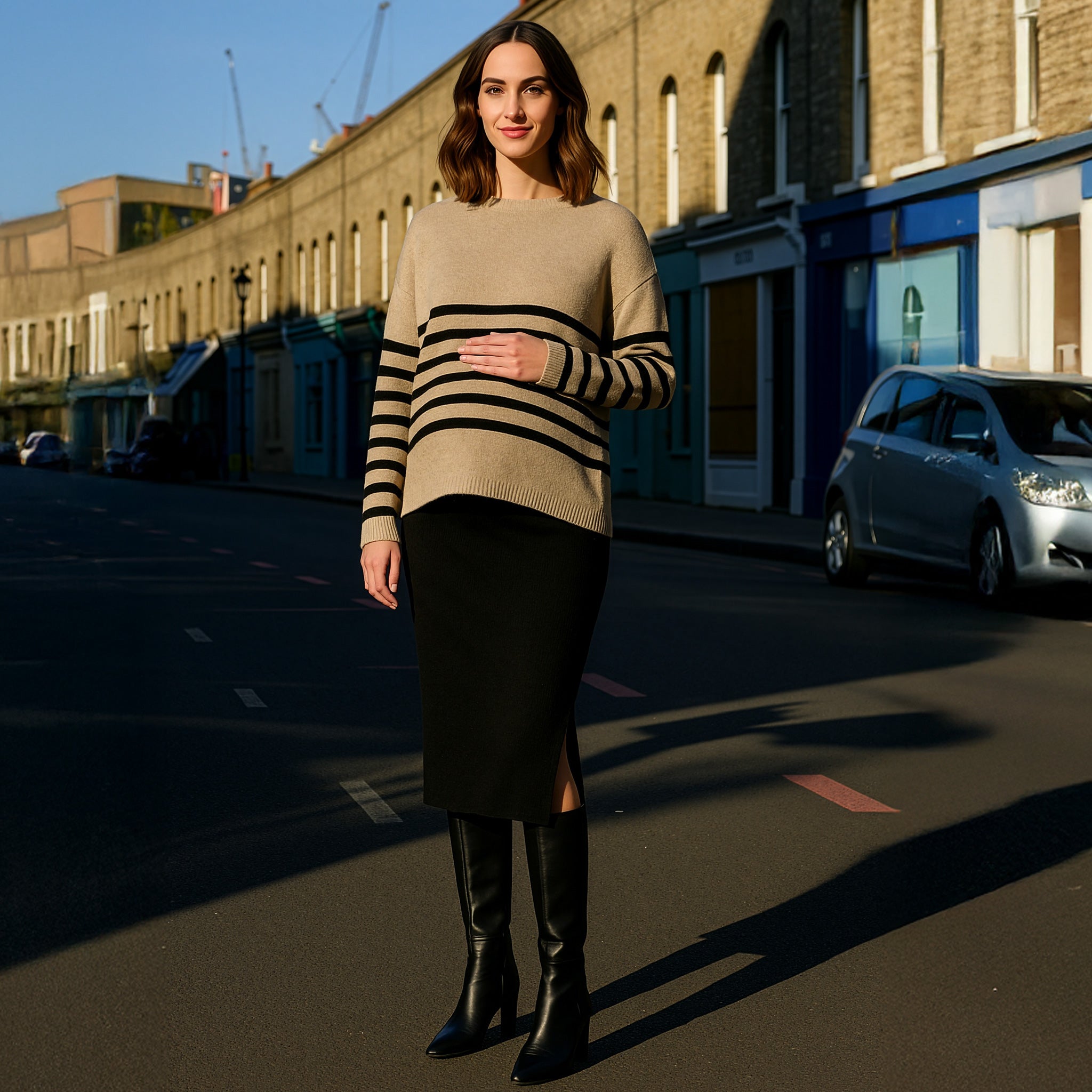 Dani Knit Maternity Skirt