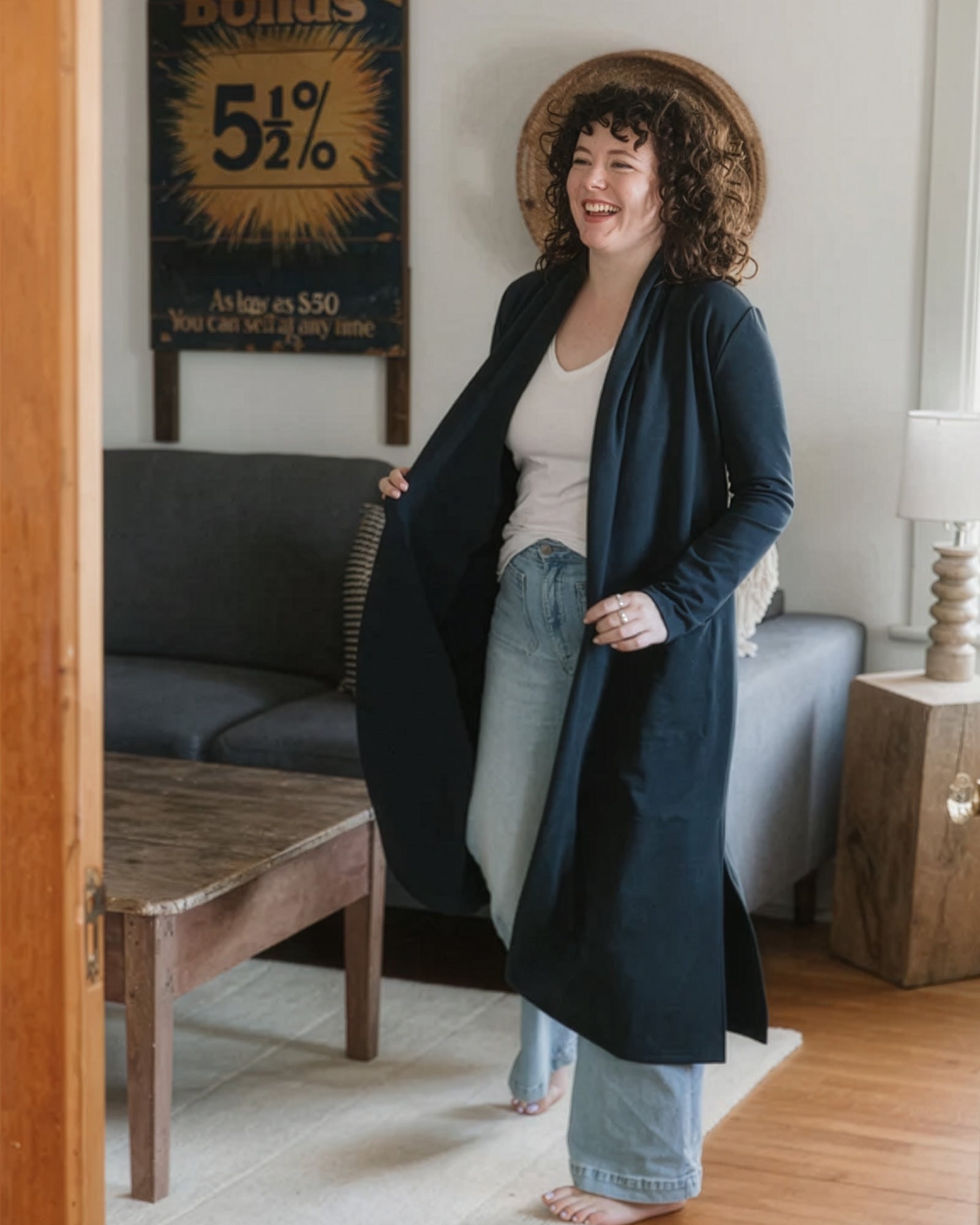 Aspen Cardigan in Navy