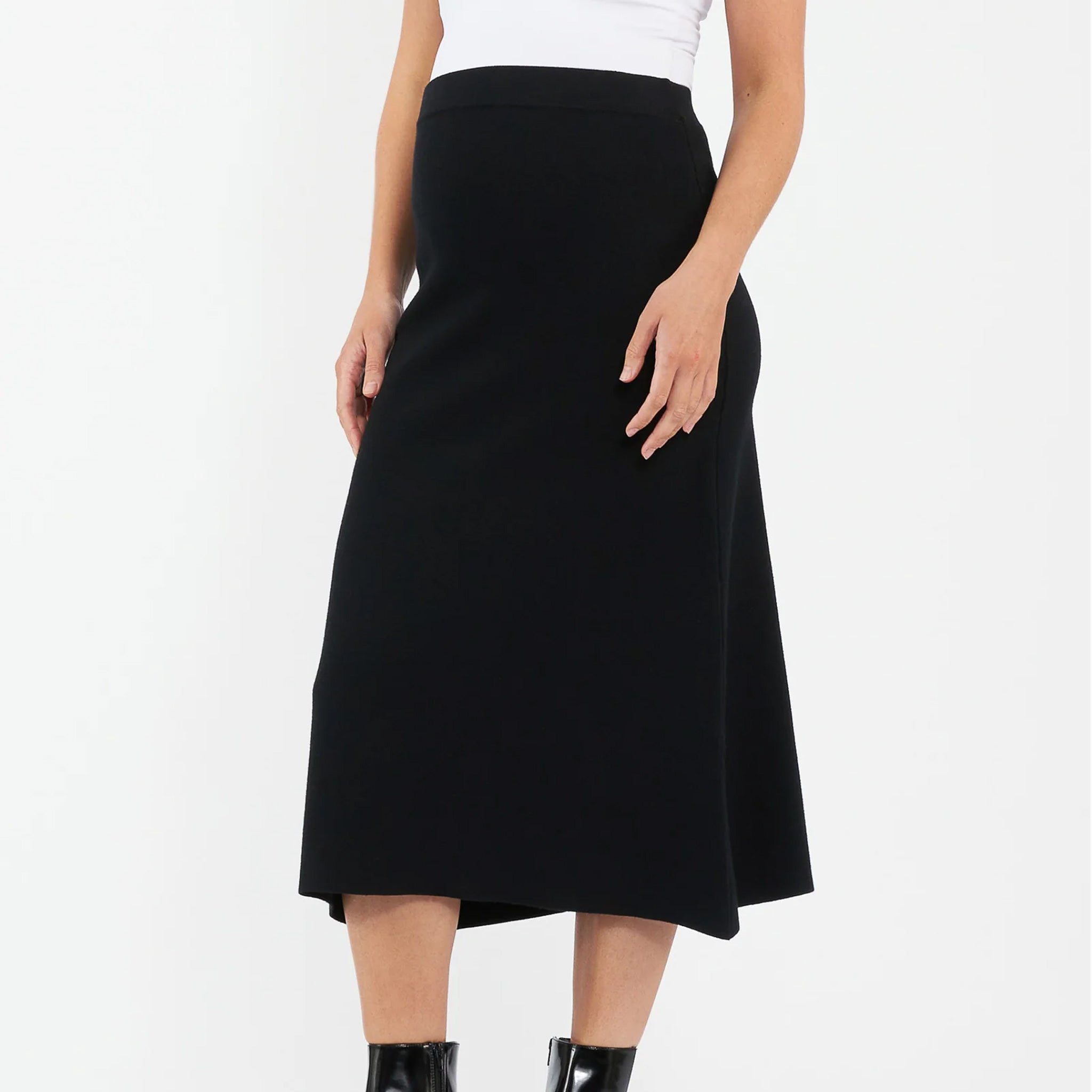 A-Line Knit Skirt