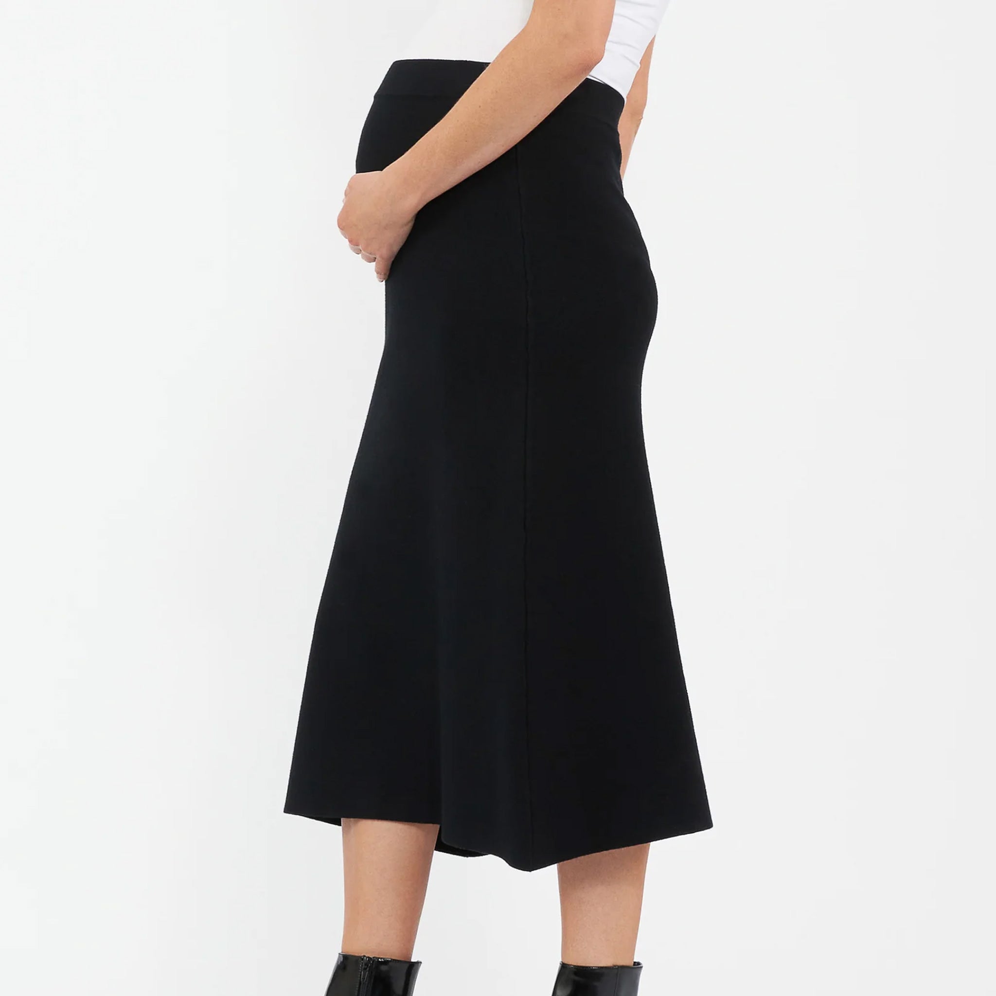A-Line Knit Skirt