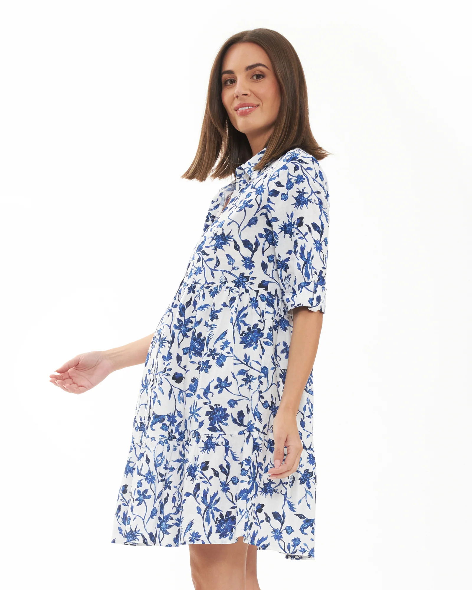 Bella Linen Dress