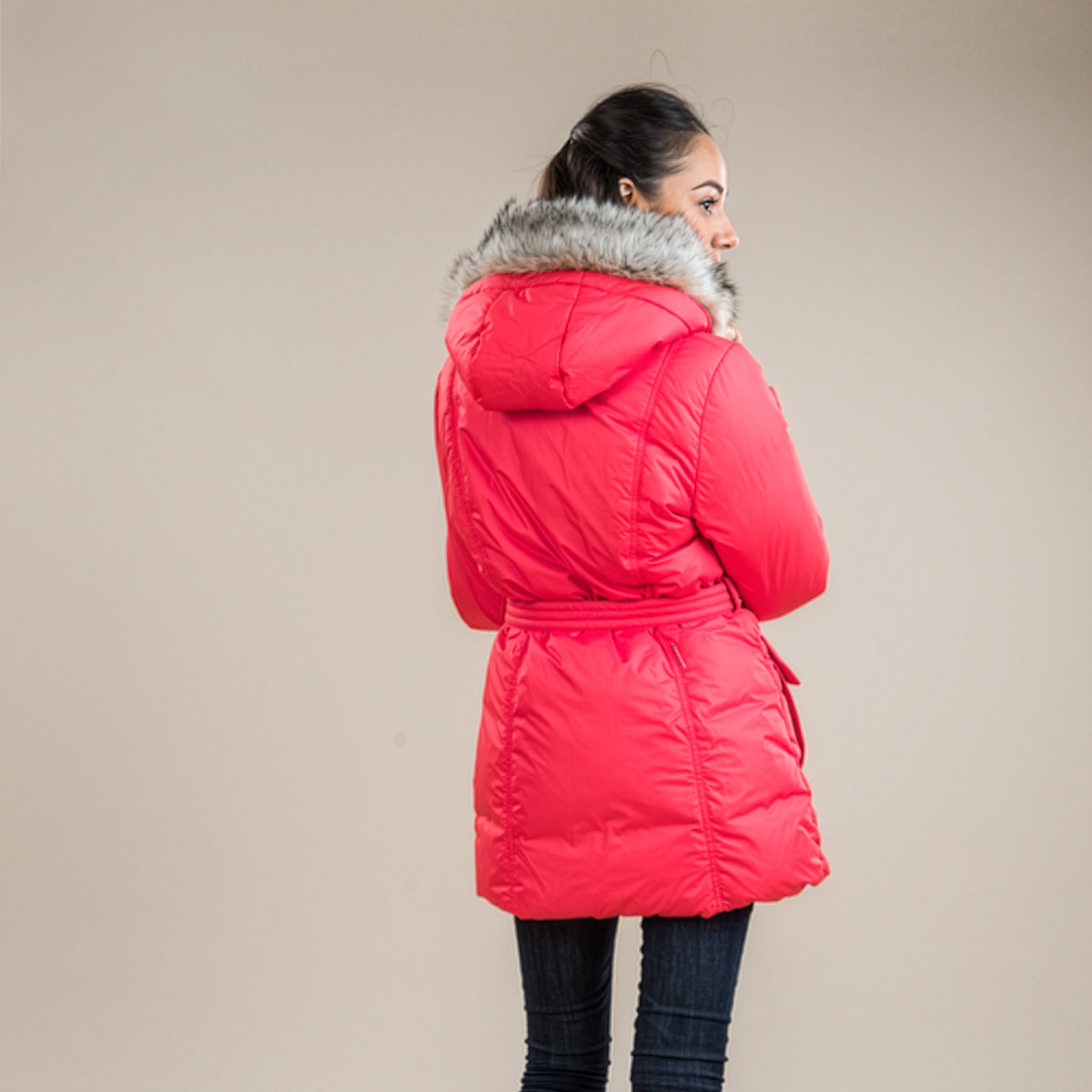 The M Coat in Red Delicious