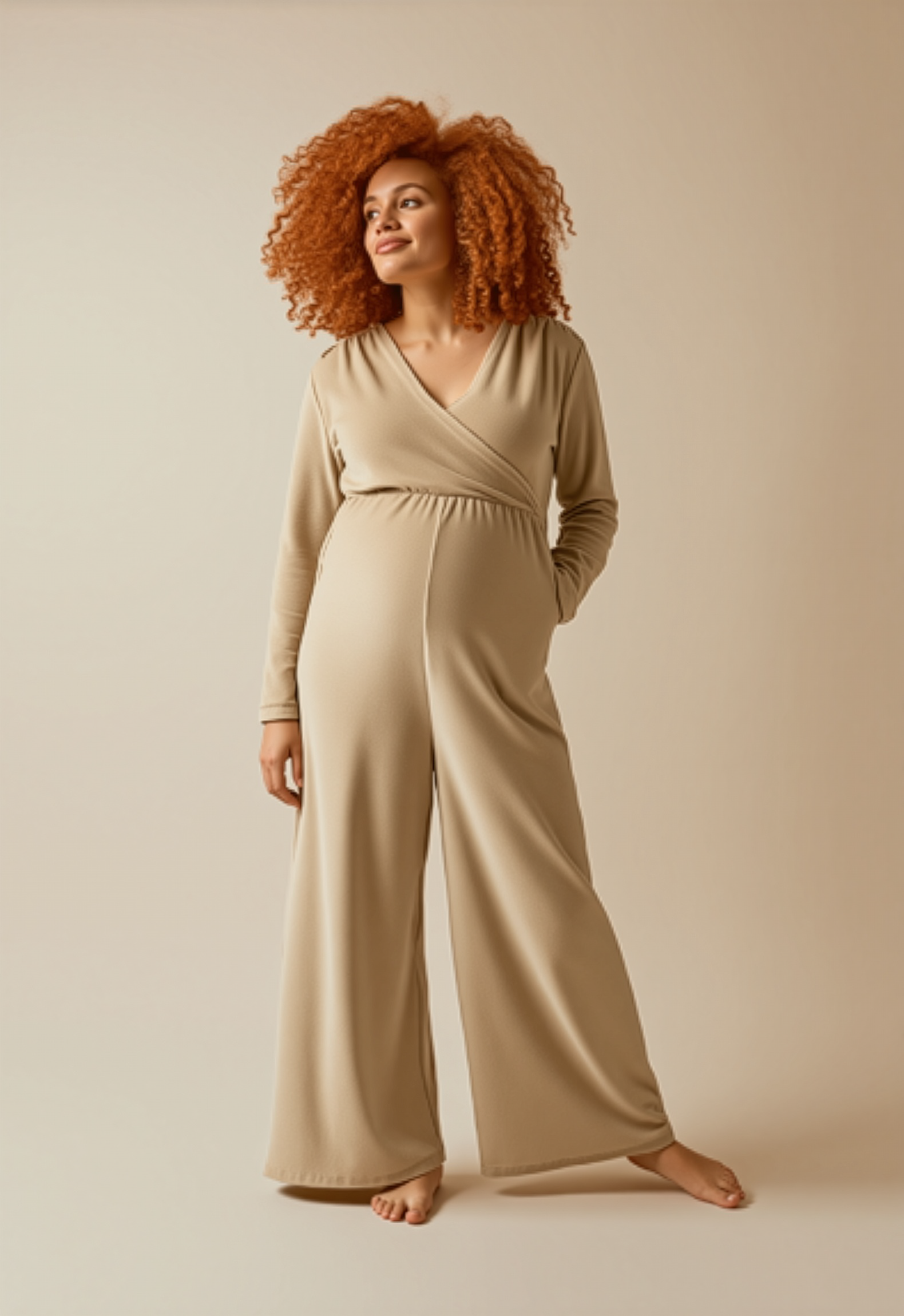 The Velour Maternity & Nursing Jumpsuit