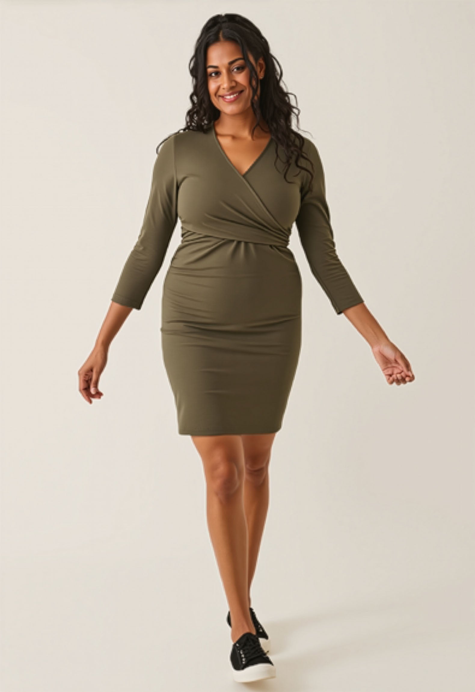 The Maternity & Nursing Wrap Dress
