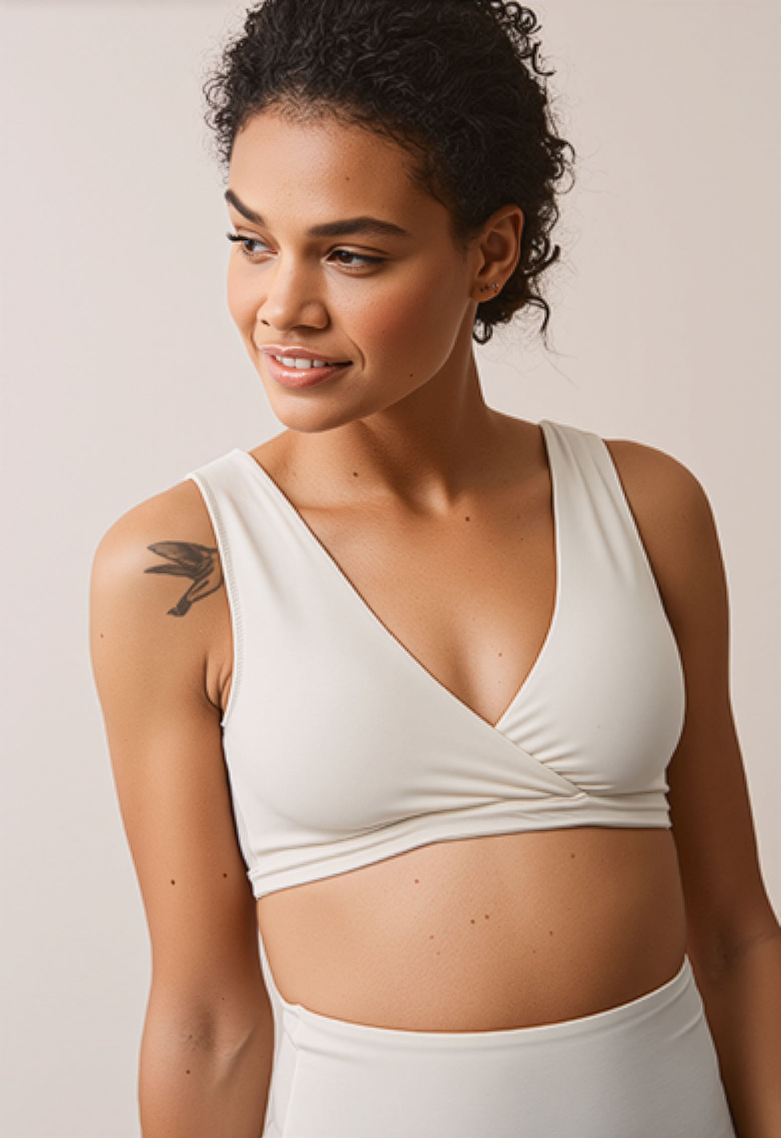 Soft Nursing & Maternity Bra in Tofu