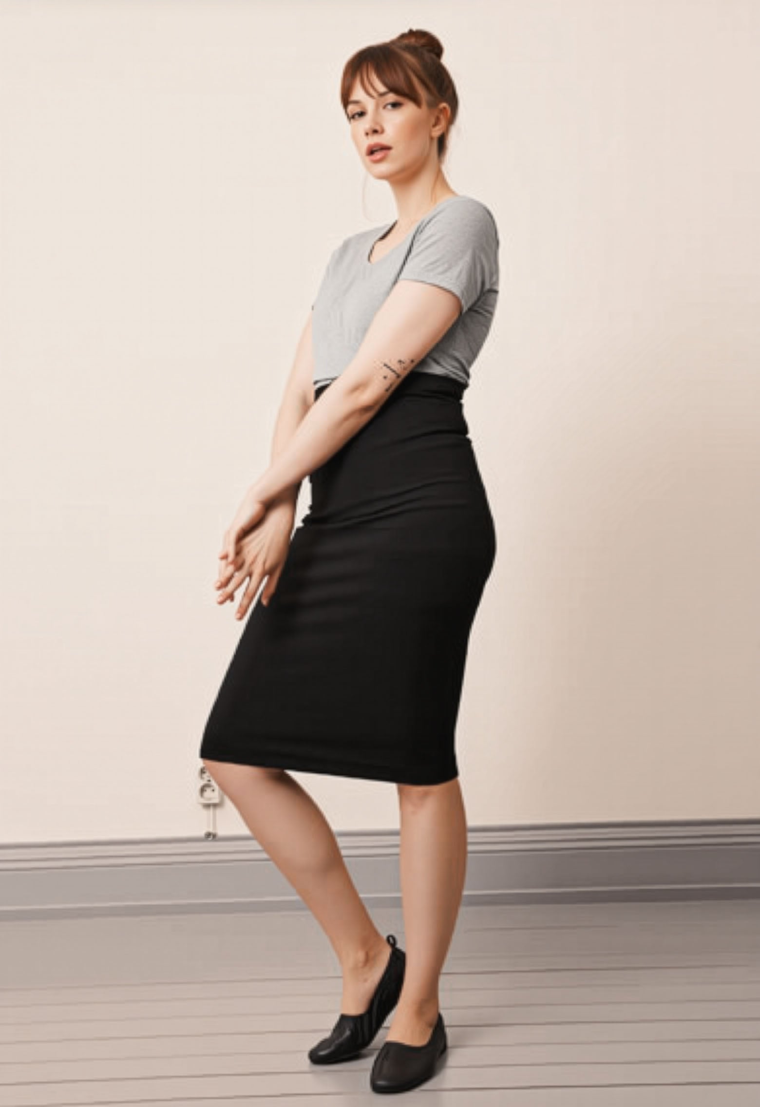 Once-On-Never-Off Pencil Maternity Skirt